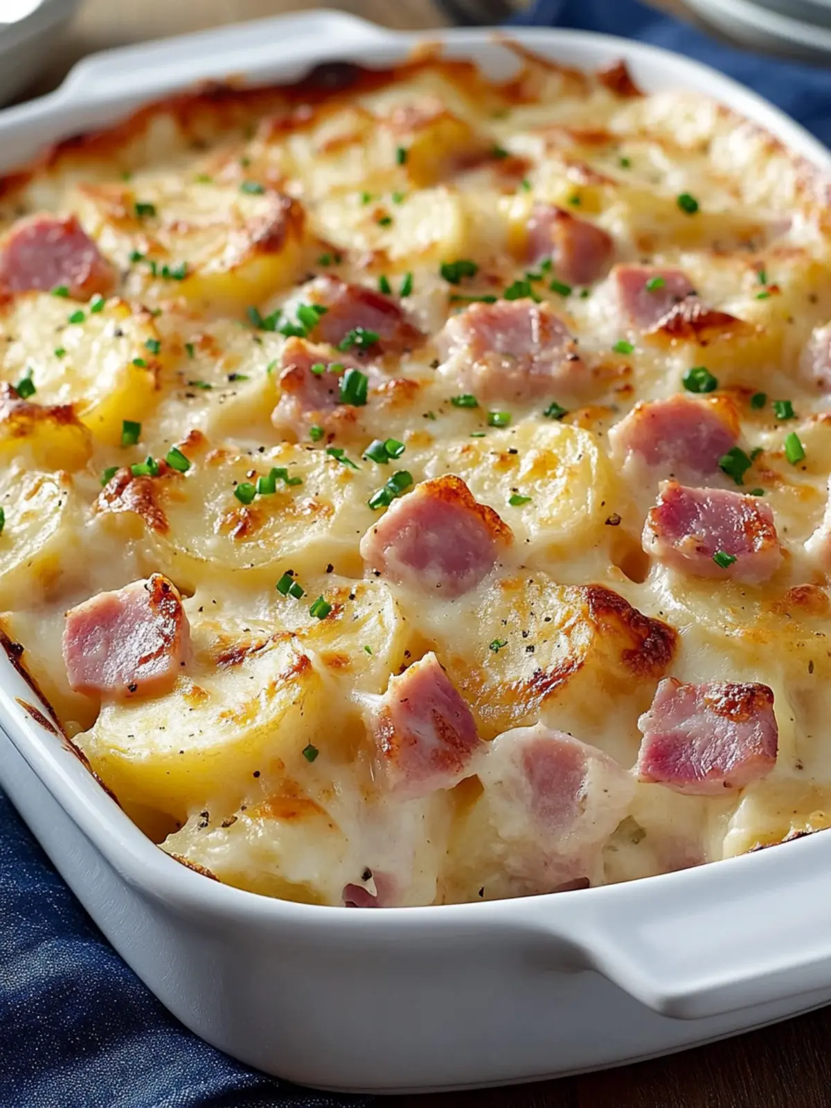 Creamy Potato & Ham Casserole
