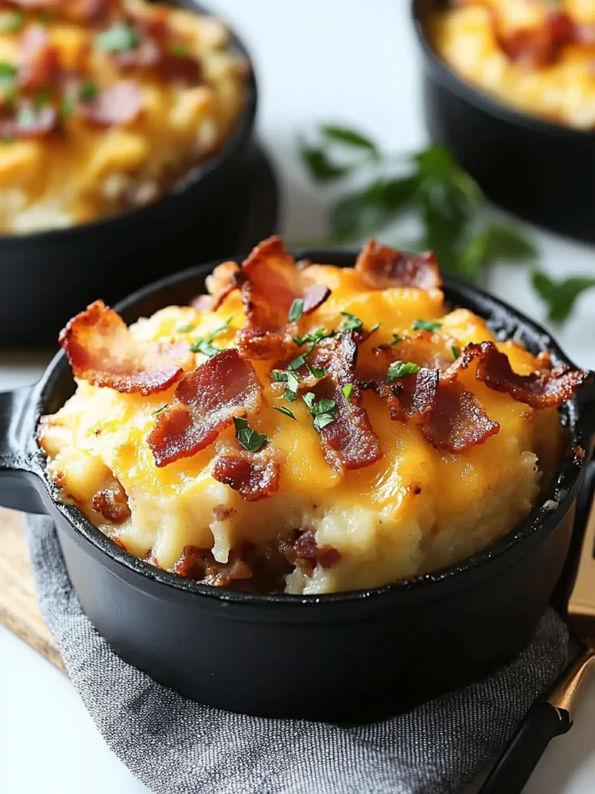 Cheddar-Topped Shepherd s Pie with Crispy Bacon