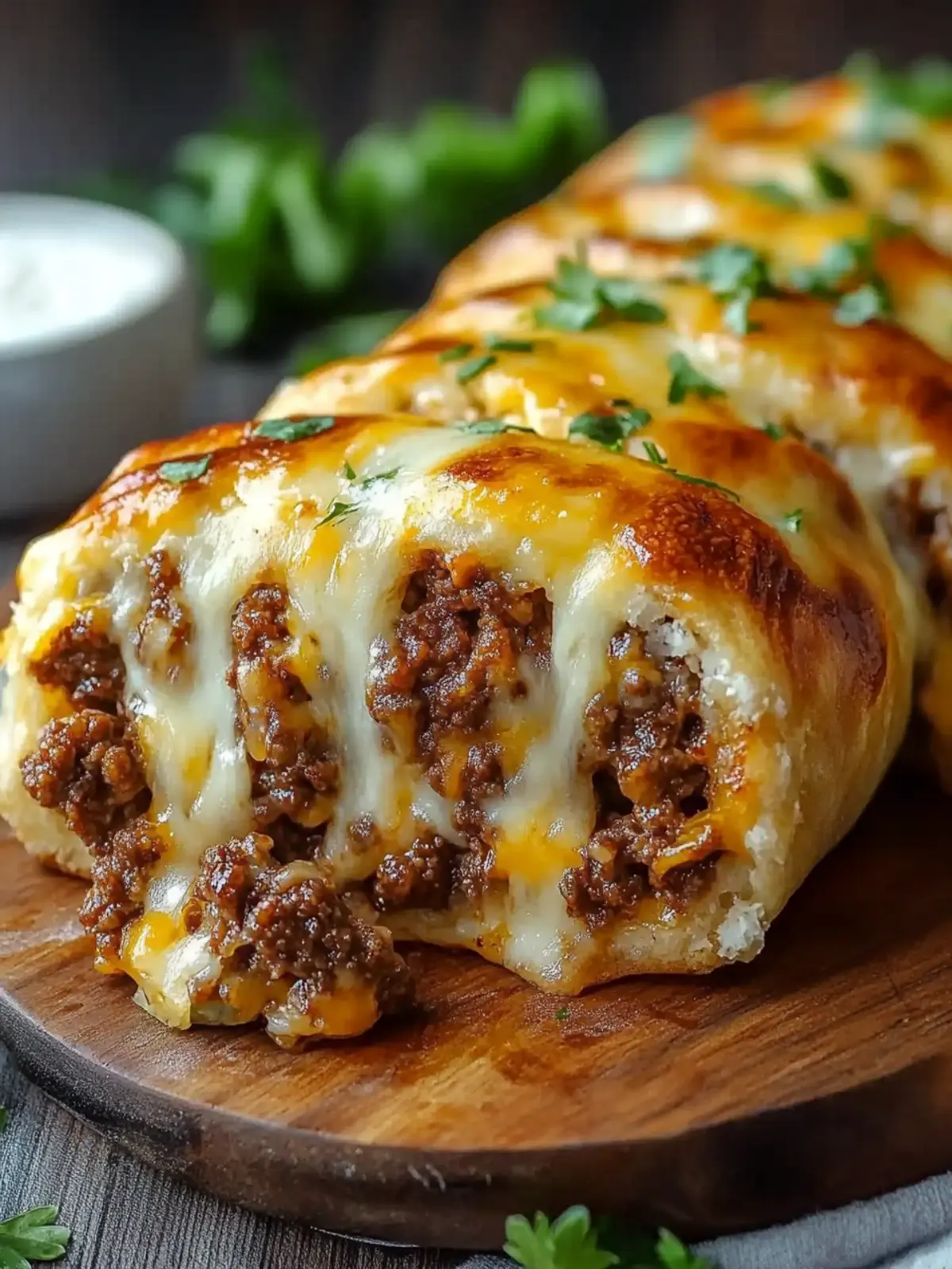 Irresistible Cheesy Ground Beef Roll for Cozy Dinner Nights 2 Cheesy Ground Beef Roll