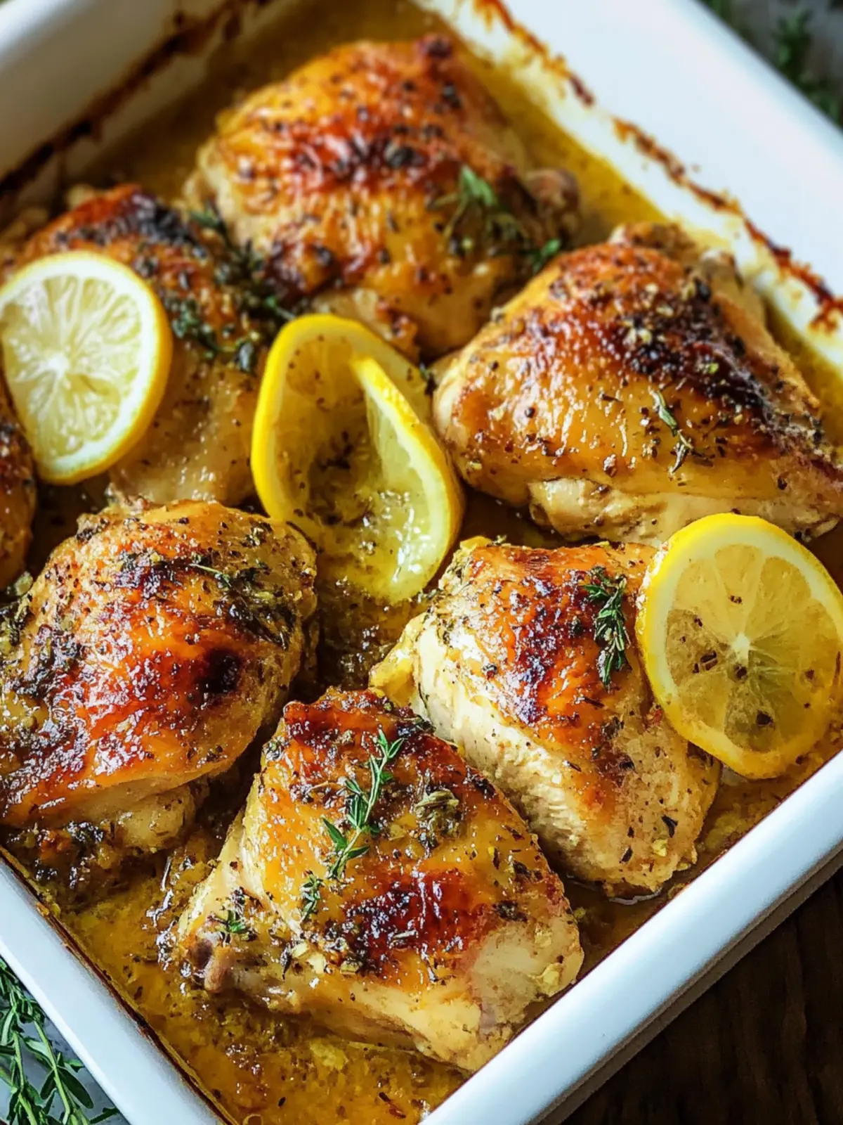 Baked Lemon Butter Chicken