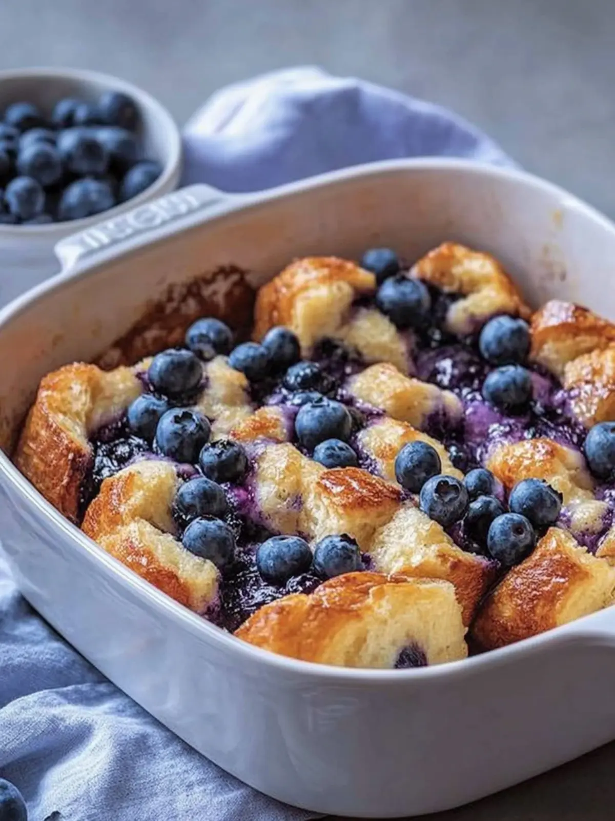 Cozy Blueberry Croissant French Toast Bake for Lazy Mornings 3 Cozy Blueberry Croissant French Toast Bake