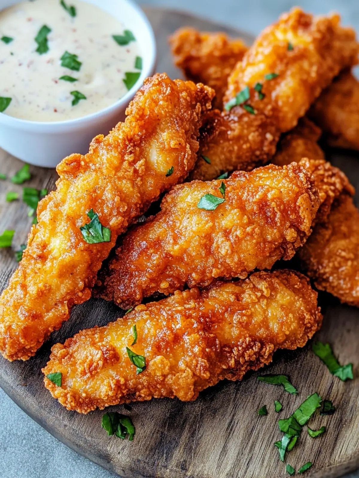 BUTTERMILK CHICKEN TENDERS WITH EXTRA CRISPY COATING