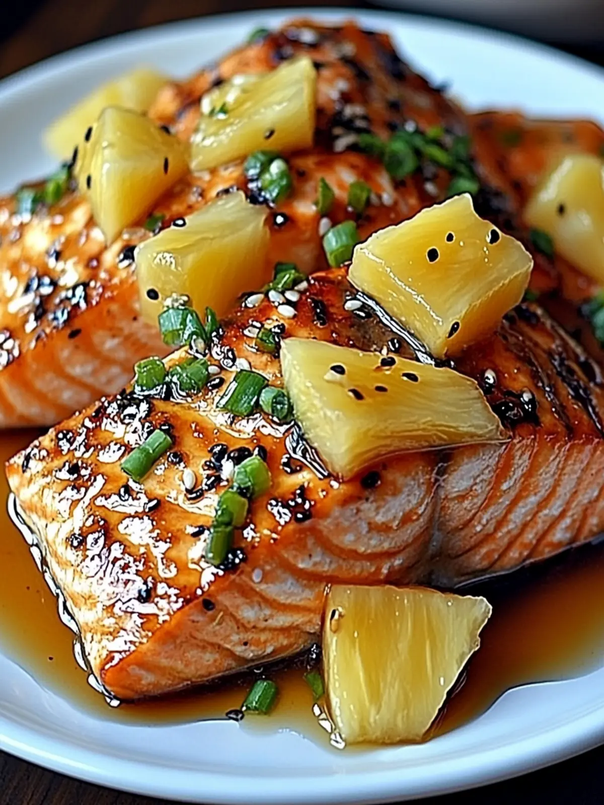 Honey Pineapple Salmon