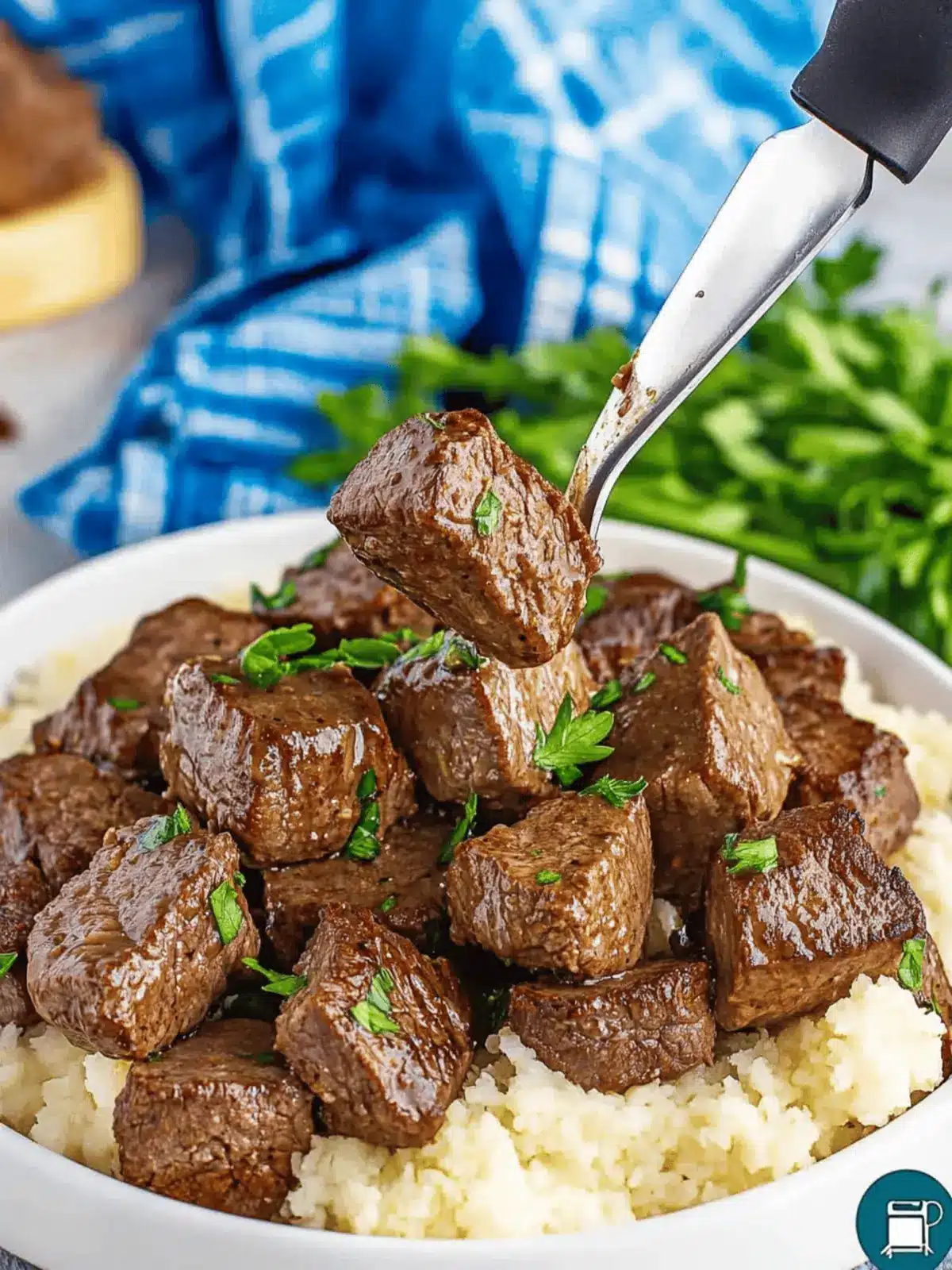 Melt-in-Your-Mouth Slow Cooker Garlic Butter Steak Bites 3 Slow Cooker Garlic Butter Steak Bites