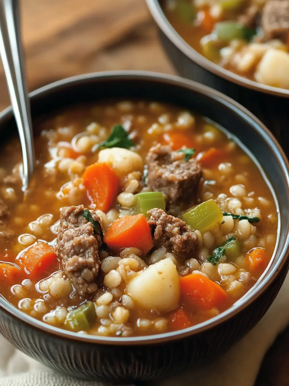 Cozy Up with Hearty Beef Barley and Vegetable Soup Magic 2 Hearty Beef Barley and Vegetable Soup