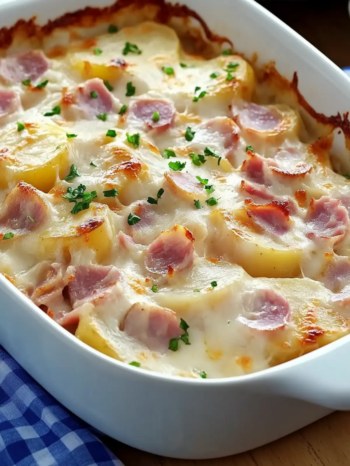 Creamy Potato & Ham Casserole for Cozy Family Nights