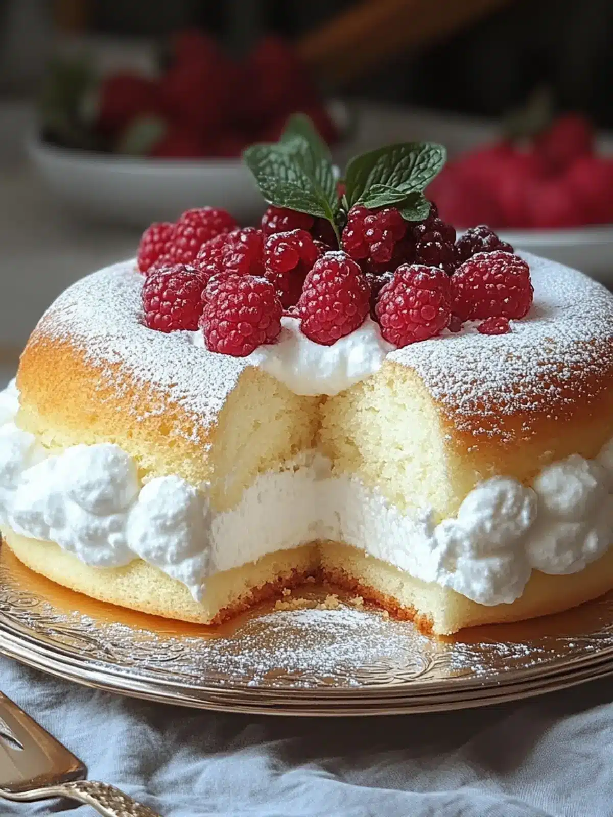 Cloud Cake with Yogurt