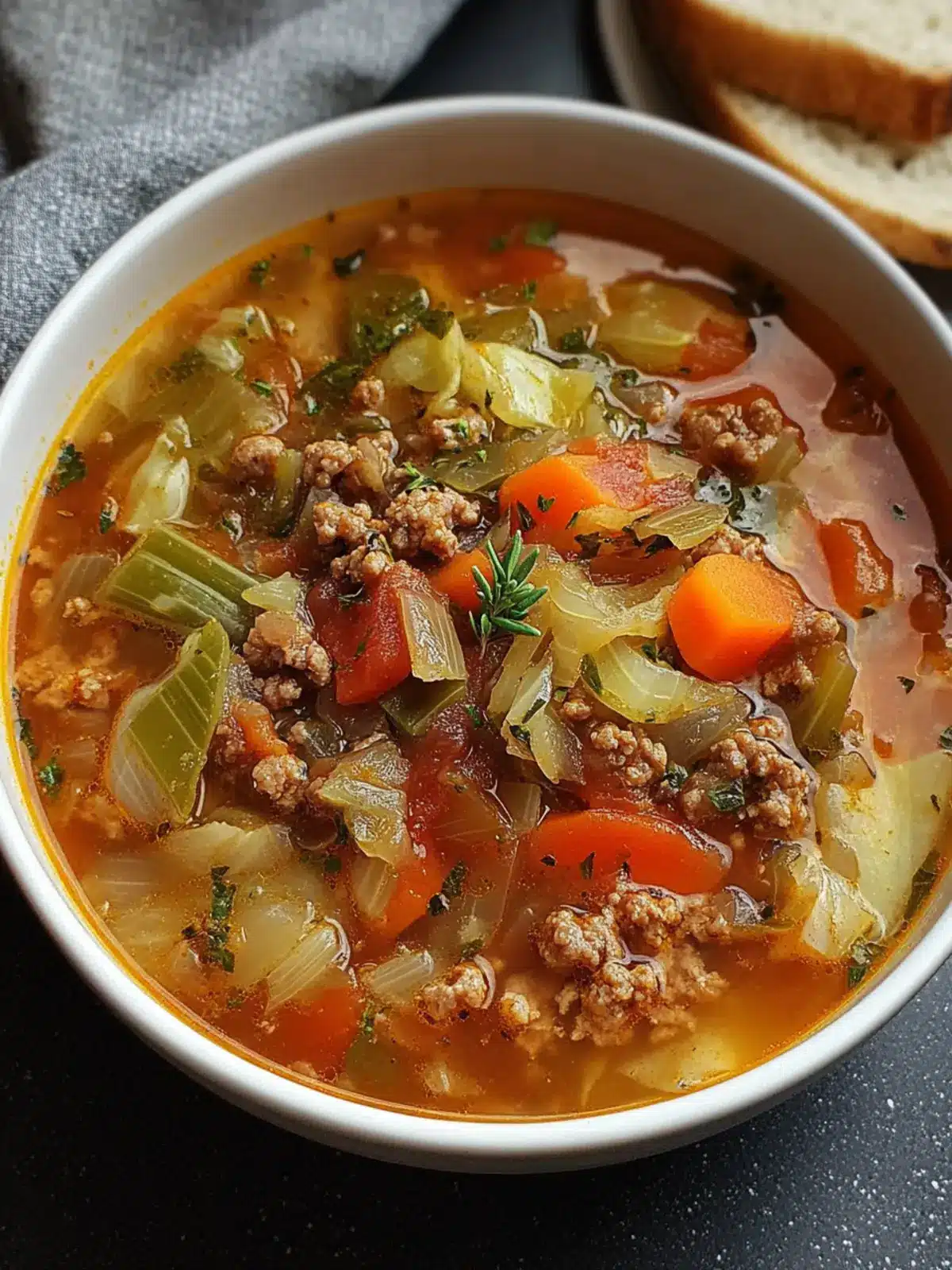 Cozy Up with Delicious Cabbage Soup and Ground Beef Delight 2 Cabbage Soup with Ground Beef