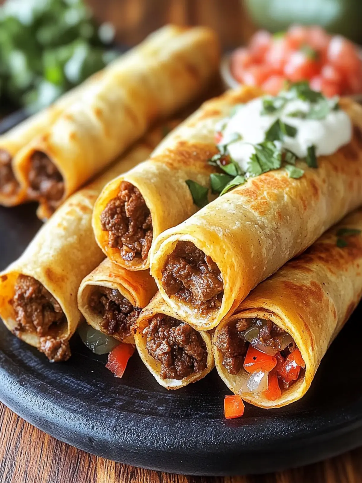 Beef Taquitos: Crispy and Deliciously Homemade Treats 2 beef taquitos