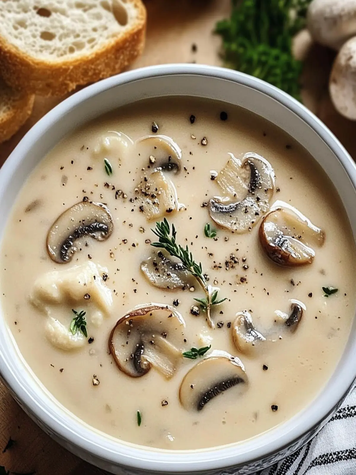 Creamy Dreamy Cream of Mushroom Soup You ll Crave Forever 4 Cream of Mushroom Soup