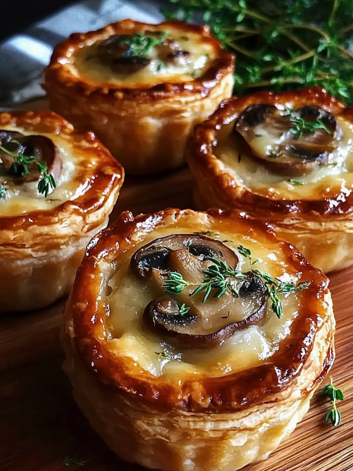 Irresistible Mini Mushroom & Gruy re Pot Pies with Thyme 3 Mini Mushroom & Gruy re Pot Pies with Thyme