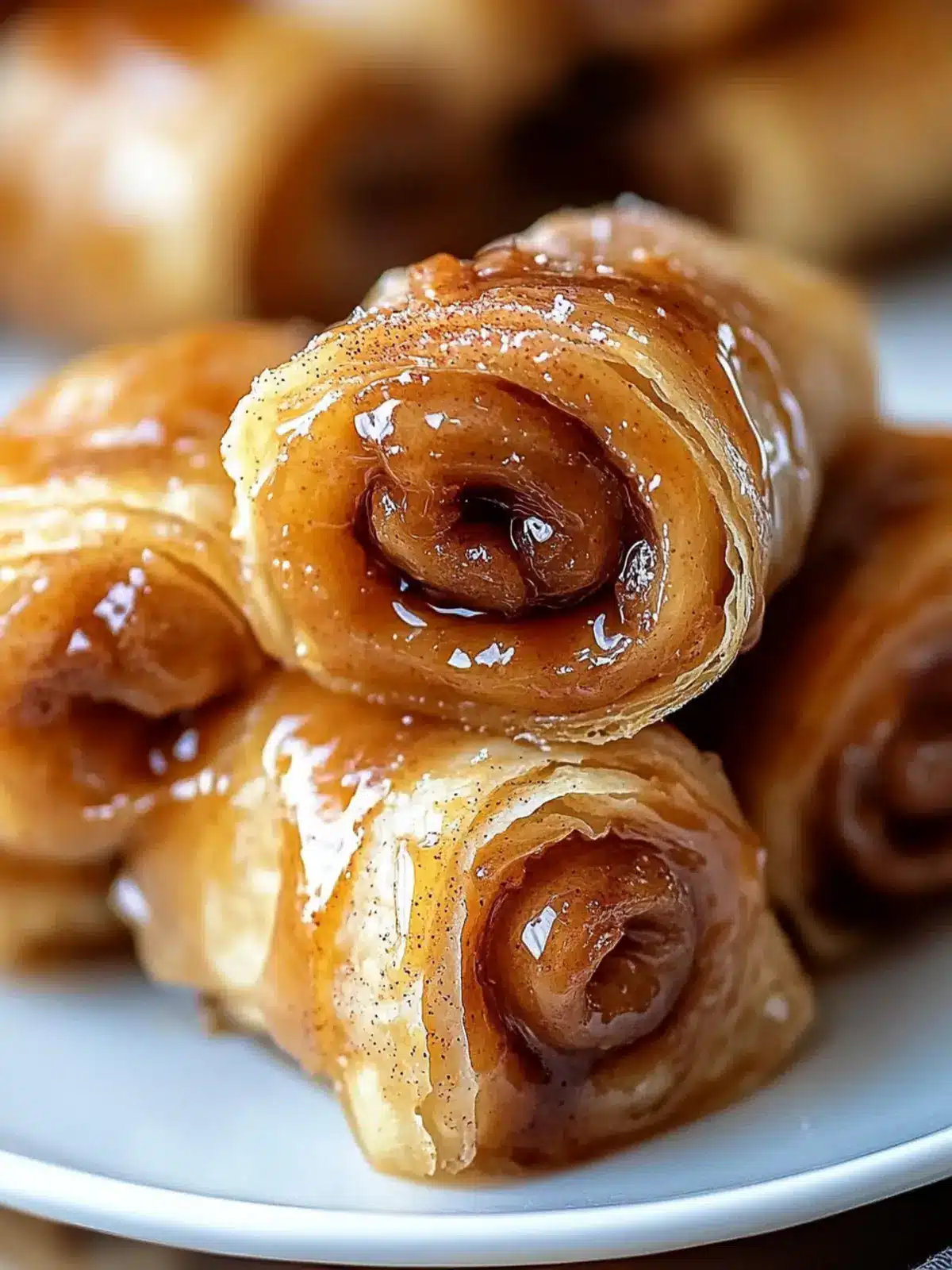 Sweeten Your Day with Honey Cinnamon Roll-Ups Delight 4 Honey Cinnamon Roll-Ups