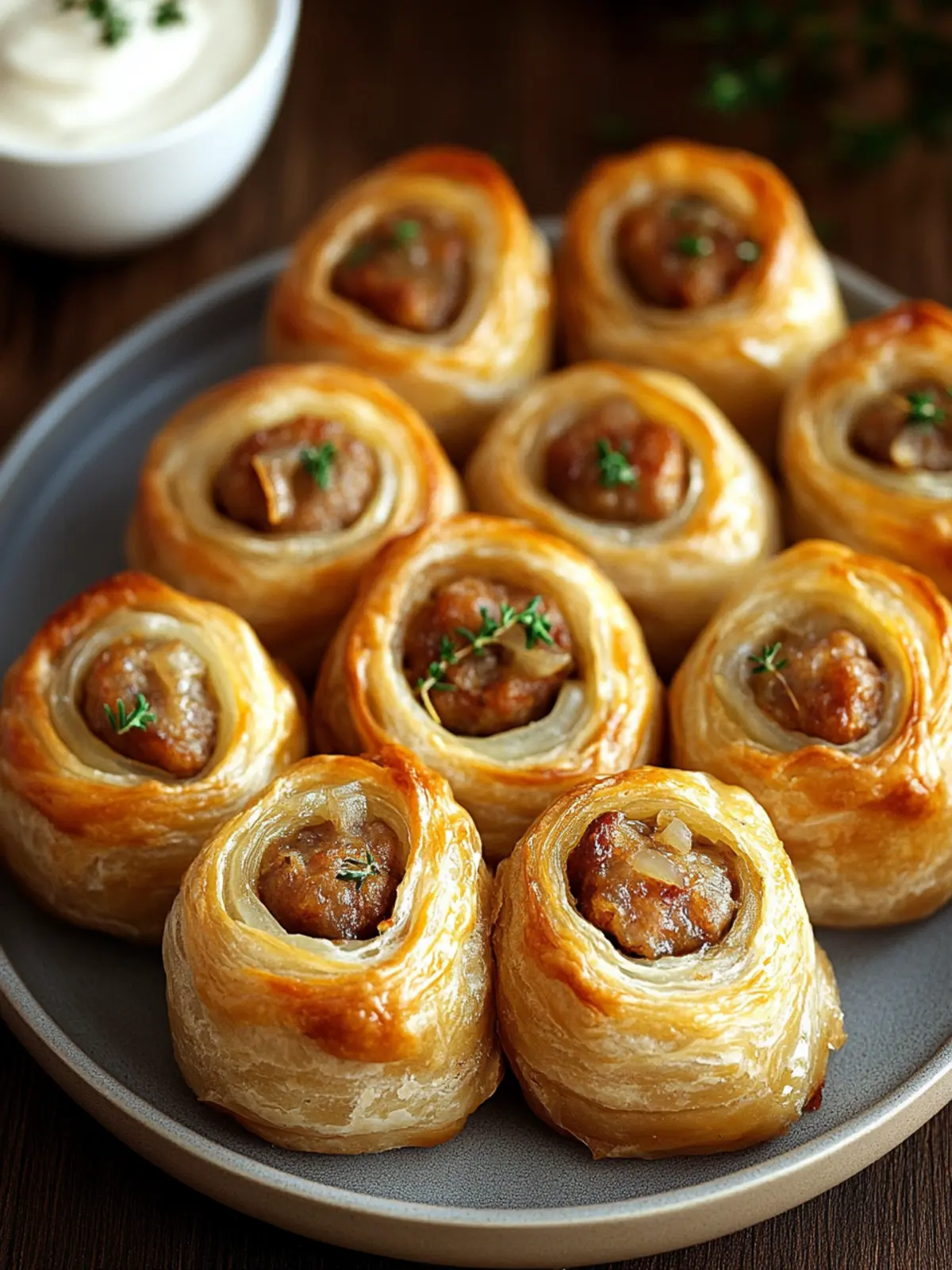Savory French Onion Sausage Rolls That Steal the Show 3 French Onion Sausage Rolls