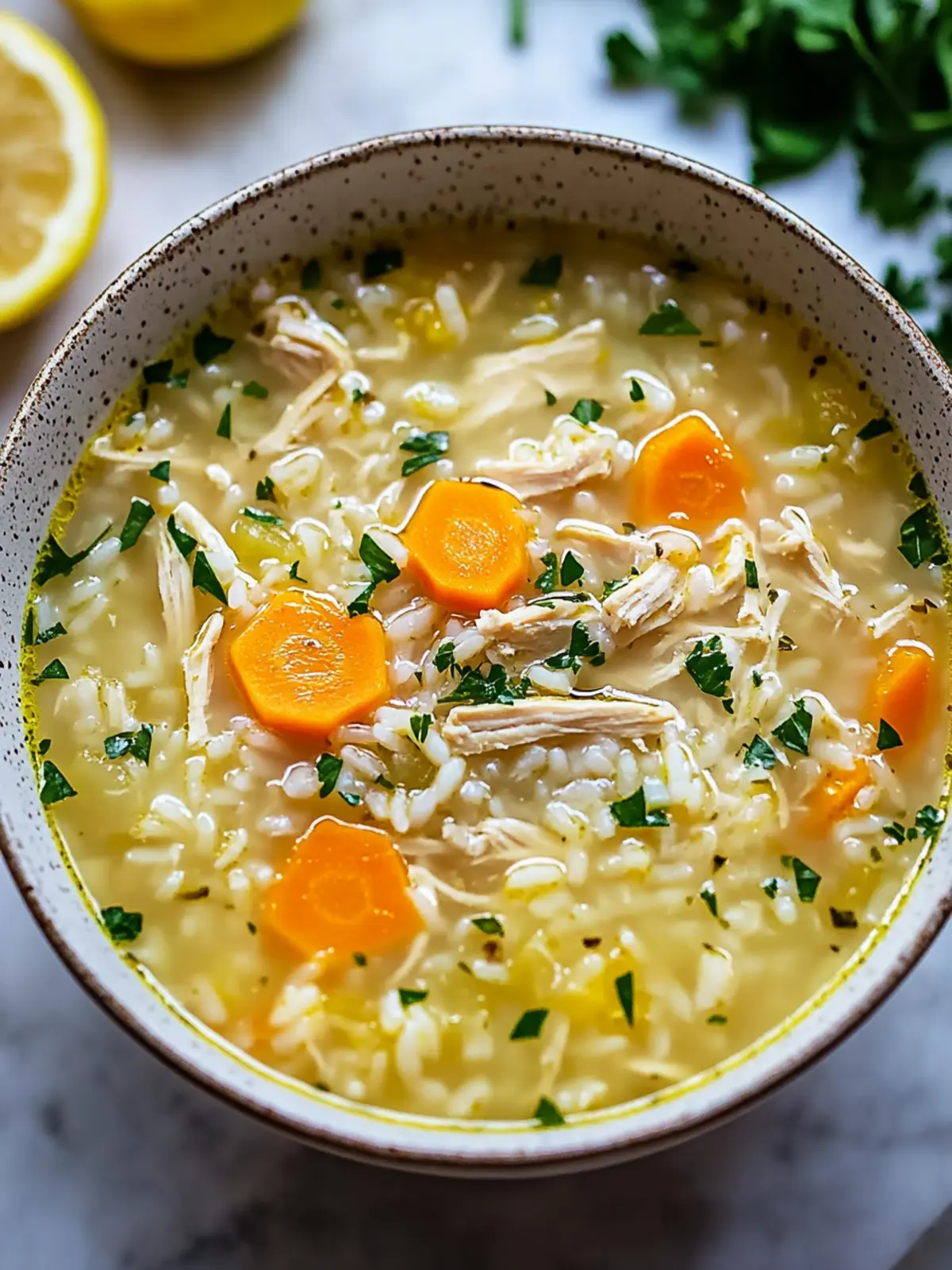 Lemon Ginger Chicken and Rice Soup Recipe for Cozy Nights 2 Lemon Ginger Chicken and Rice Soup Recipe