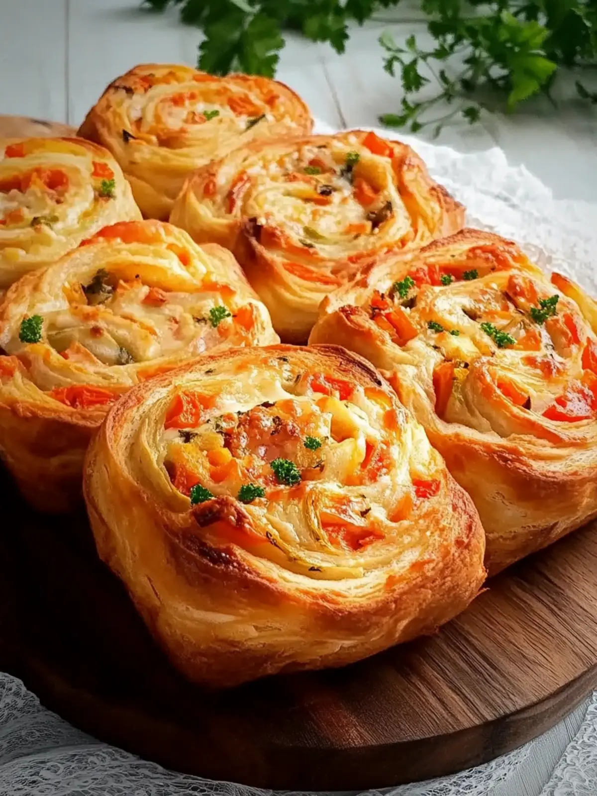 Savory Vegetable and Cheese Bread Swirls to Wow Your Guests 4 Savory Vegetable and Cheese Bread Swirls
