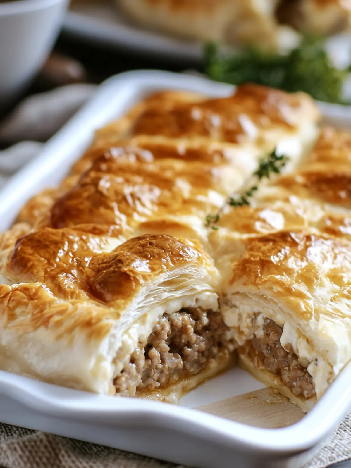 Sausage Cream Cheese Casserole: A Cozy Family Favorite 3 Sausage Cream Cheese Casserole