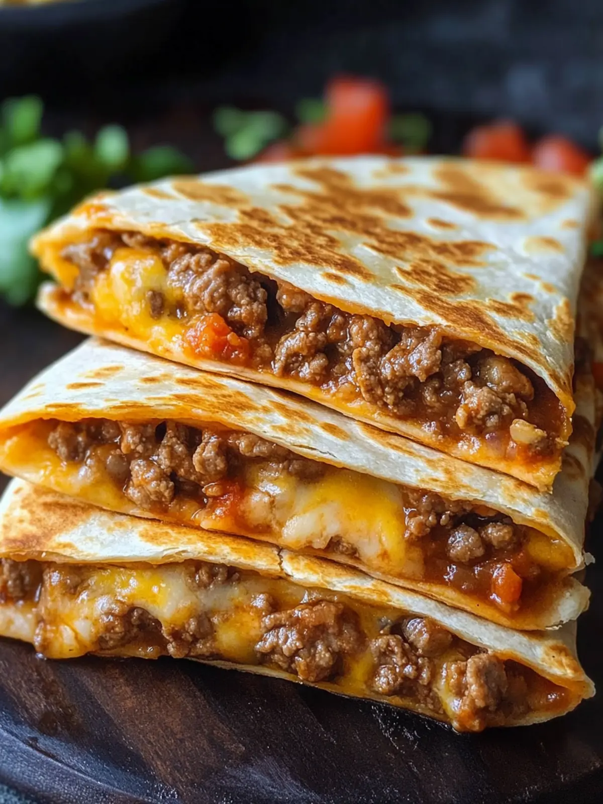 Cheese Beef Quesadilla: Quick, Cheesy Flavor Explosion! 4 Cheese Beef Quesadilla