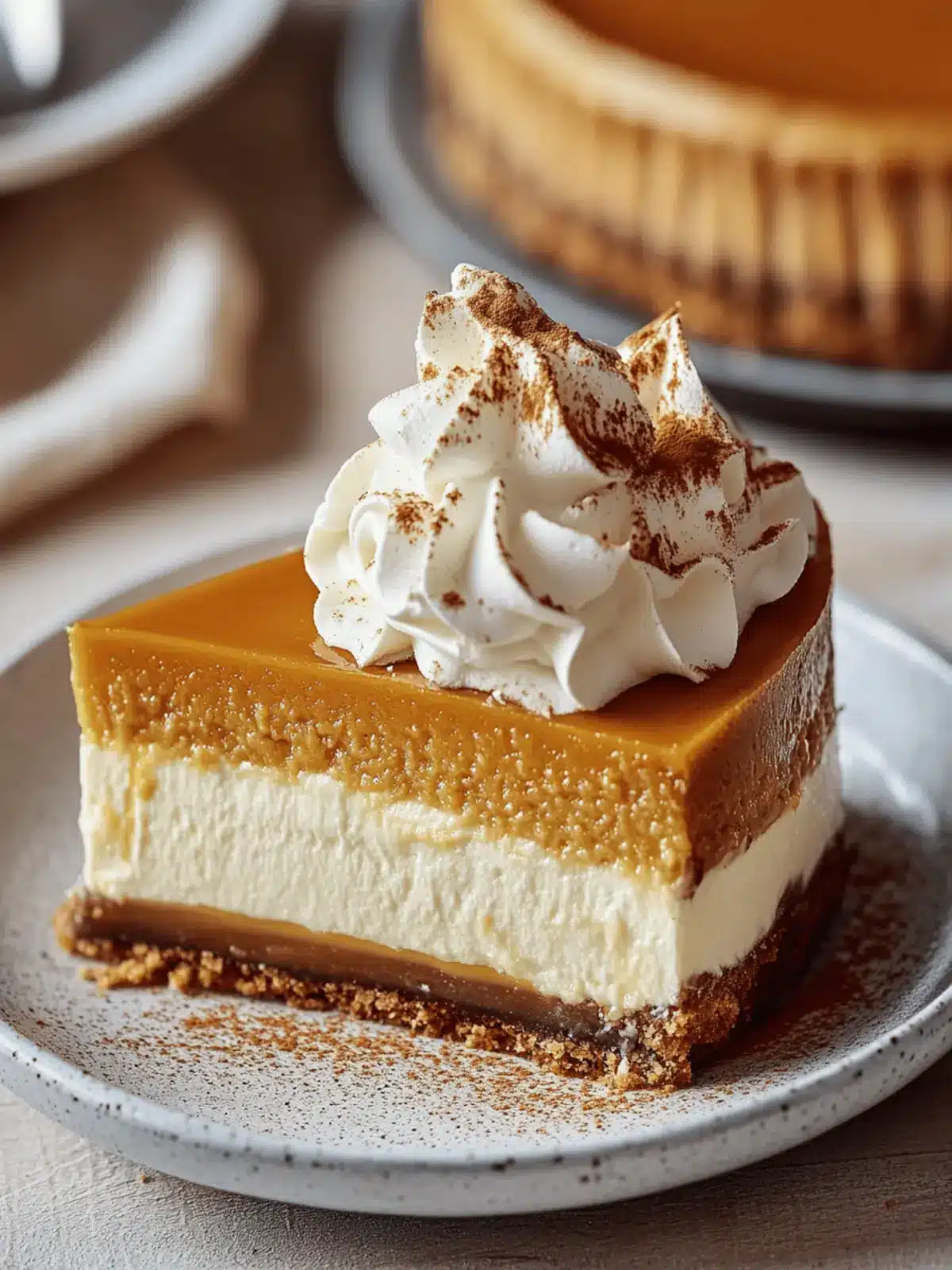 Indulge in This Easy Pumpkin Pie Cheesecake Delight 2 EASY PUMPKIN PIE CHEESECAKE