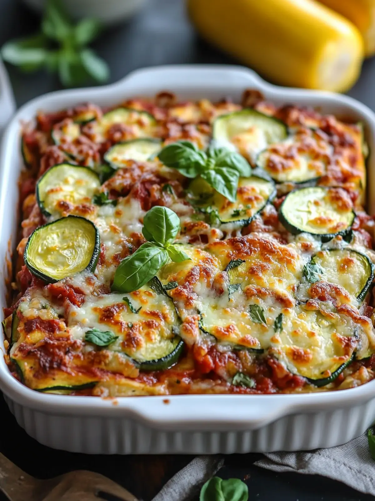 Zucchini Pizza Casserole