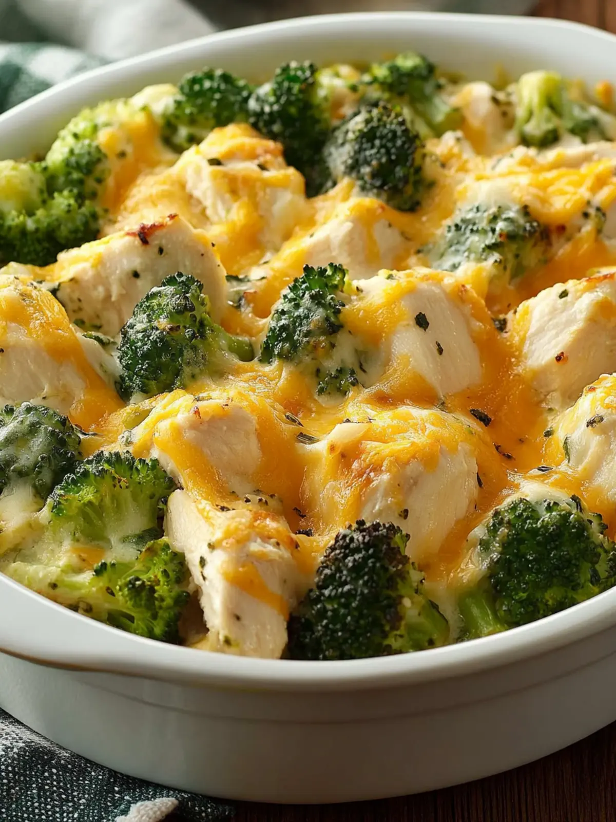 Low-Carb Cheesy Chicken & Broccoli Bake