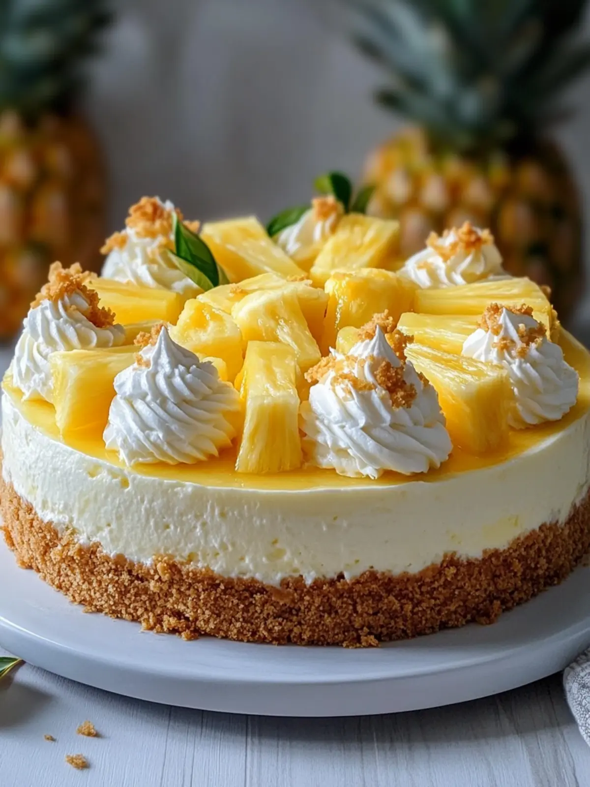 Pineapple Heaven Cheesecake Bliss in Every Bite 4 Pineapple Heaven Cheesecake
