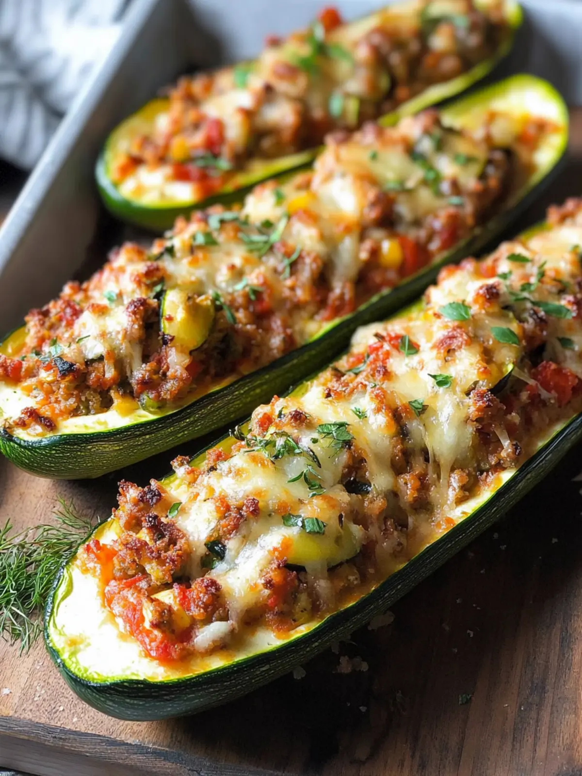 Deliciously Easy Stuffed Zucchini for a Wholesome Dinner 2 Stuffed Zucchini
