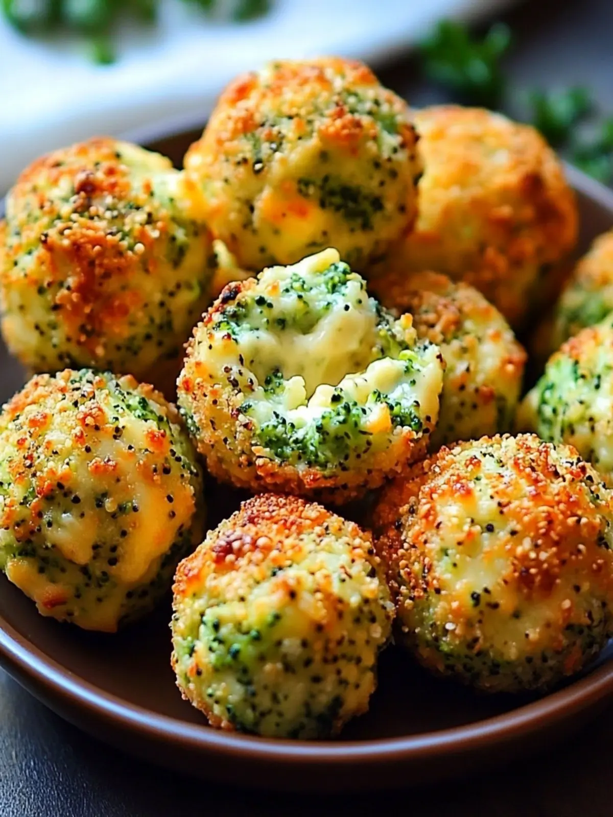 Baked Broccoli Cheese Balls: Crispy, Cheesy Comfort Awaits 2 Baked Broccoli Cheese Balls