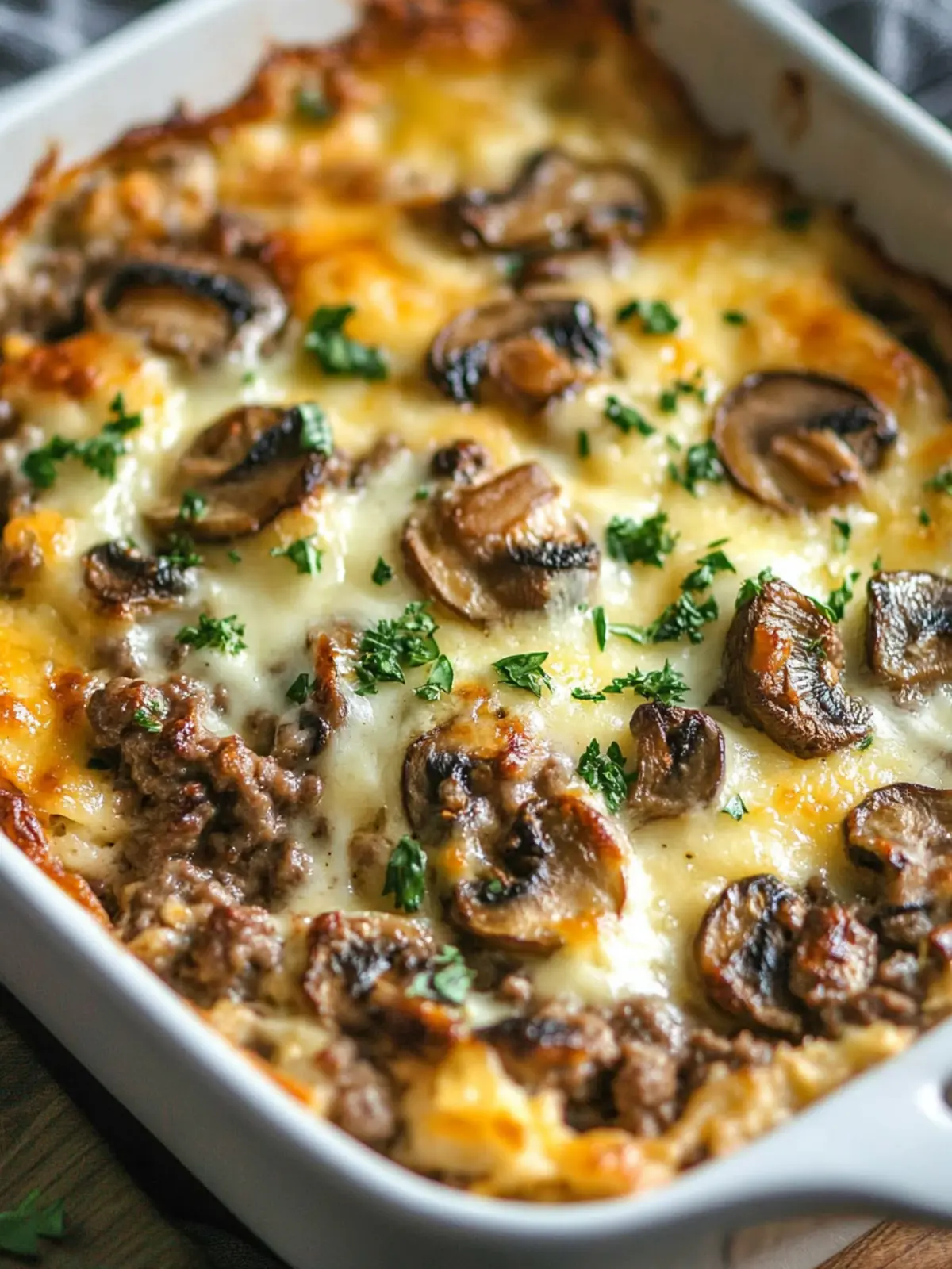 Mouthwatering Hamburger Mushroom Bake Your Family Will Love 4 Hamburger Mushroom Bake