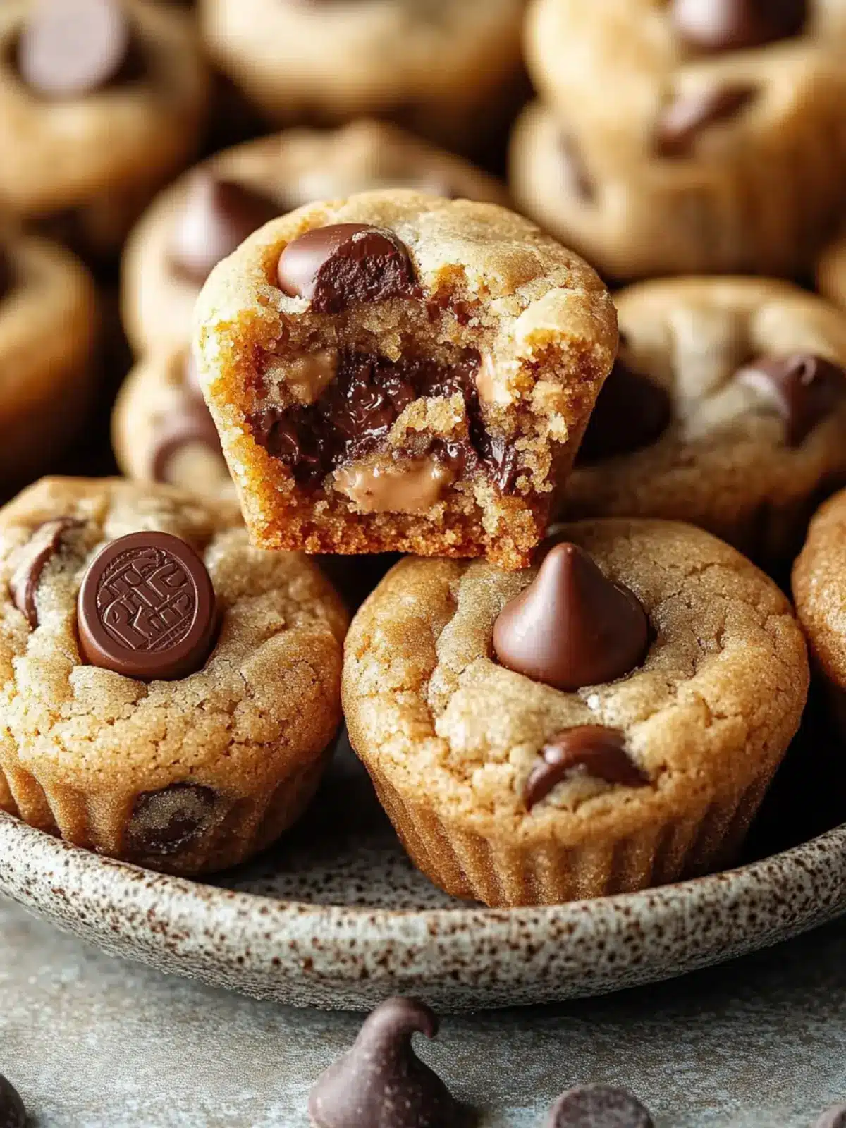 Classic Reese s Peanut Butter Chocolate Chip Cookie Bites Bliss 2 Classic Reese s Peanut Butter Chocolate Chip Cookie Bites