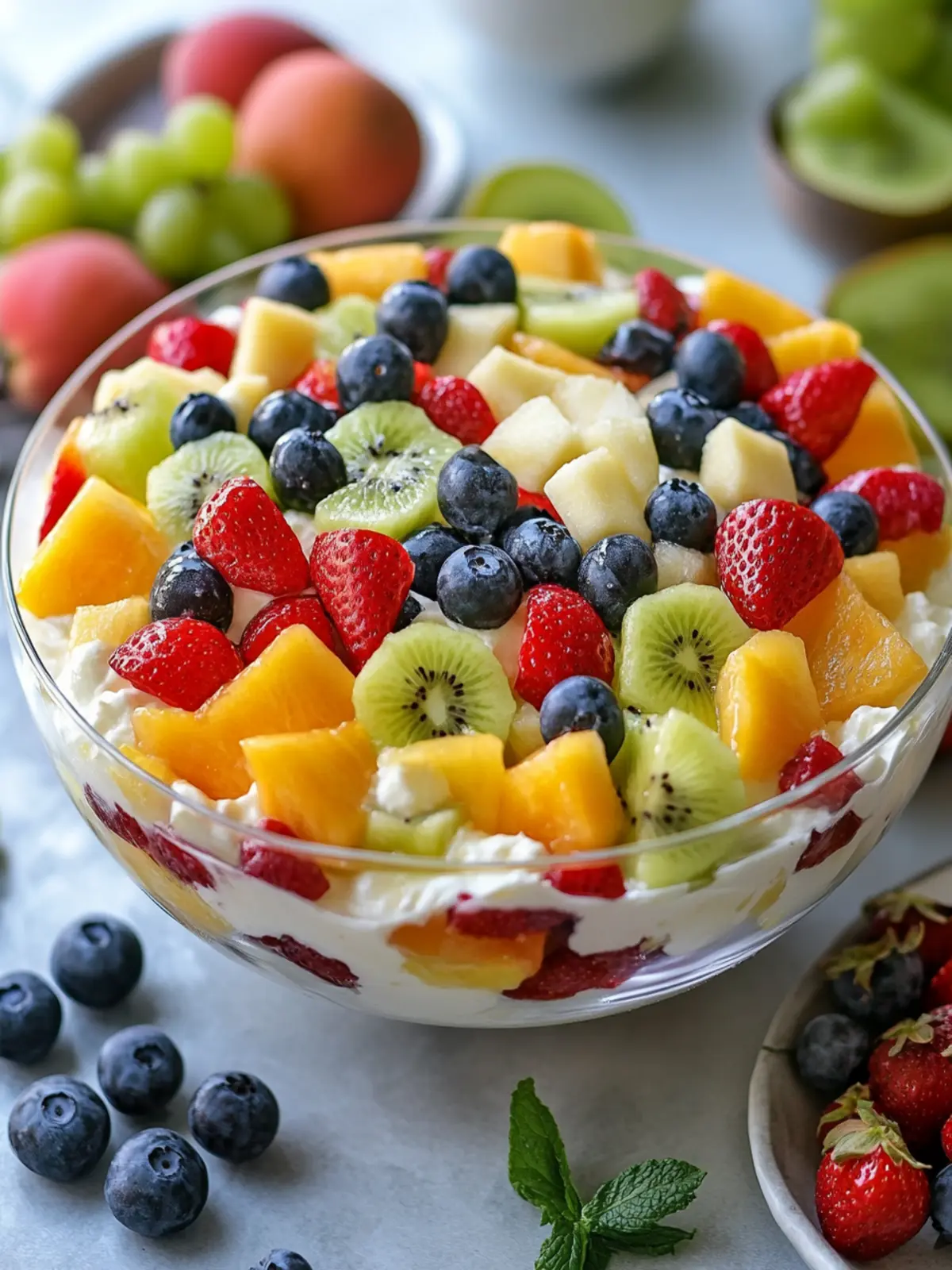 Cheesecake Fruit Salad: Your Fresh Twist on a Classic Delight 3 Cheesecake Fruit Salad: A Sweet Dive into Fresh Flavor