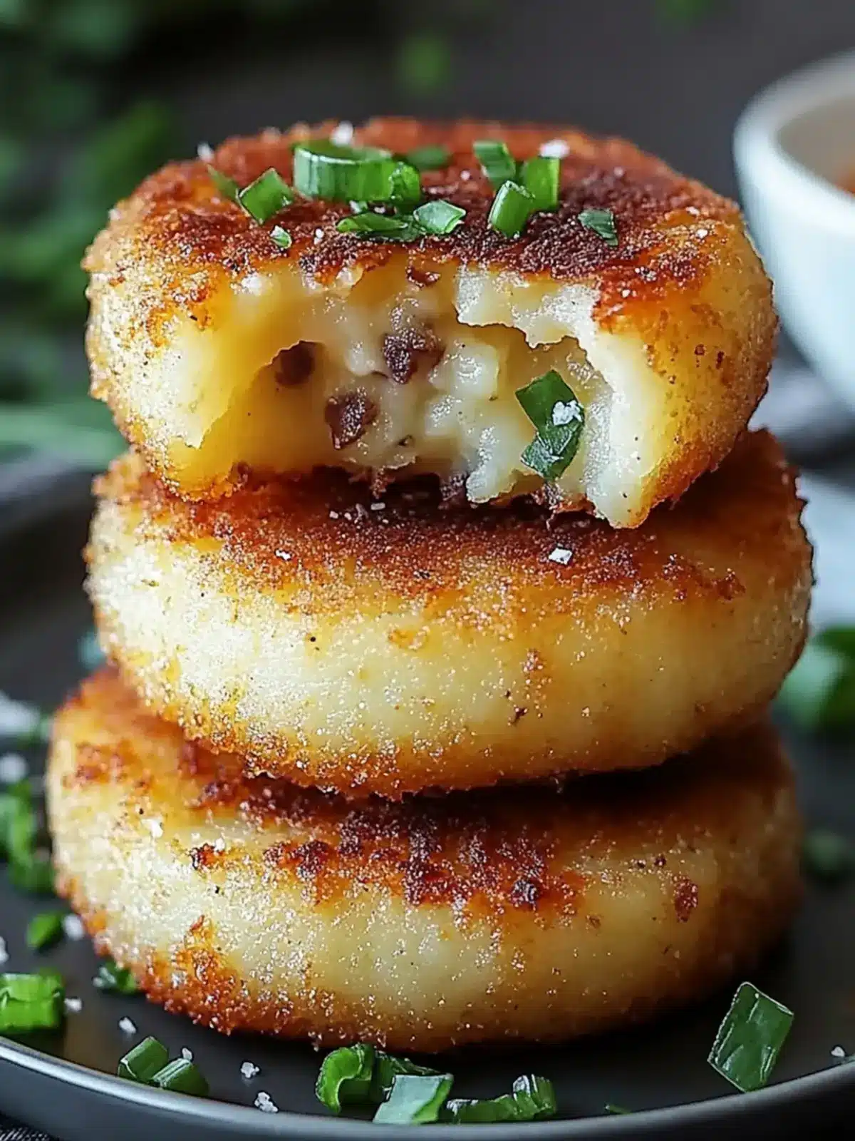 Quick & Easy Stuffed Potato Cakes