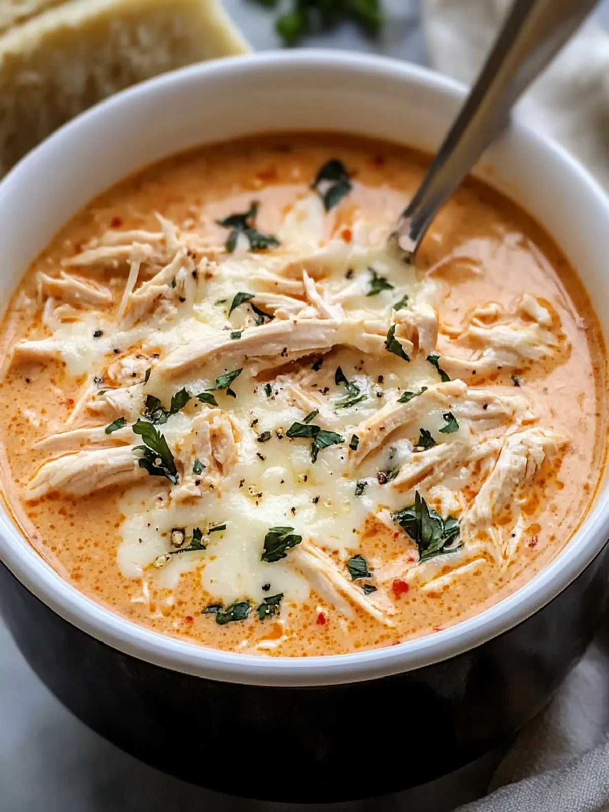 Crock Pot Creamy Chicken Parmesan Soup You'll Crave Daily 3 Crock Pot Creamy Chicken Parmesan Soup