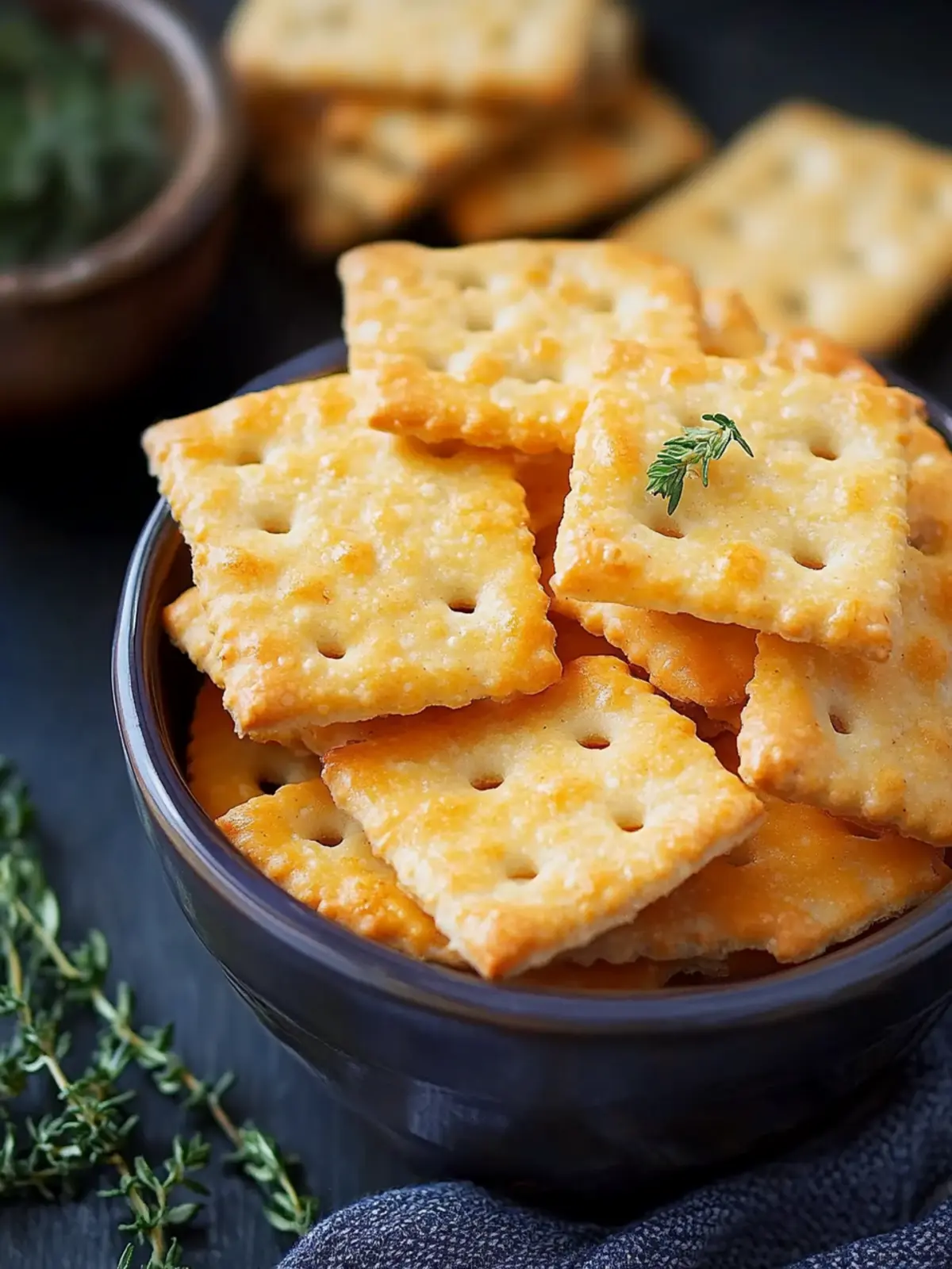 Savory Southern Cheddar Crackers