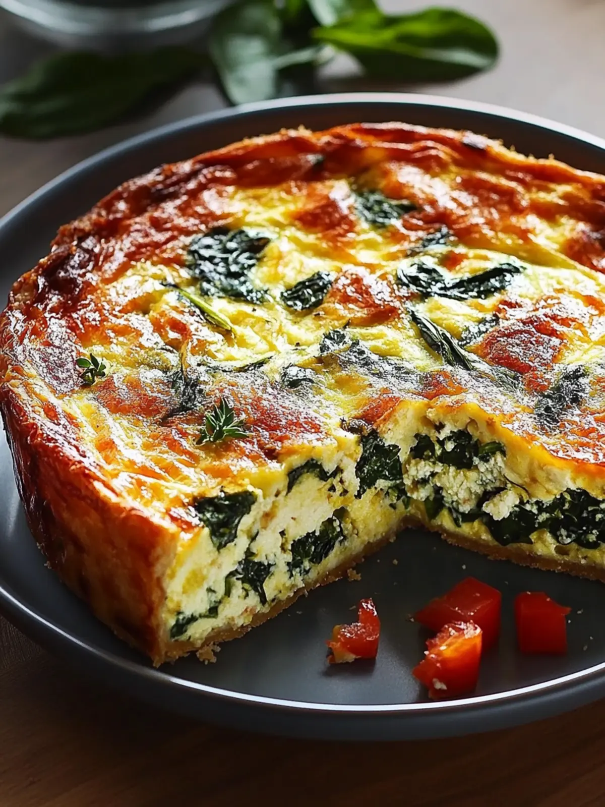 Irresistible Cottage Cheese Spinach Crustless Quiche Delight 4 Irresistible Cottage Cheese Spinach Crustless Quiche