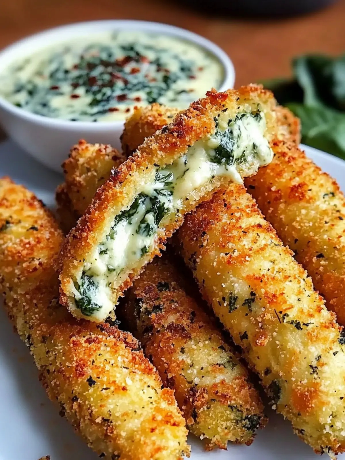Irresistible Spinach Dip Mozzarella Sticks You ll Crave 2 Spinach Dip Mozzarella Sticks