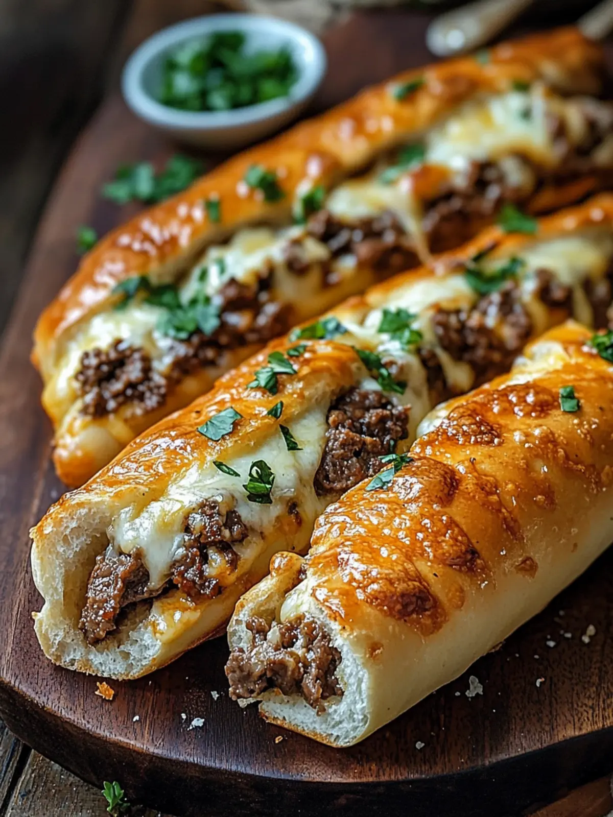 Philly Cheesesteak Stuffed Cheesy Breadsticks