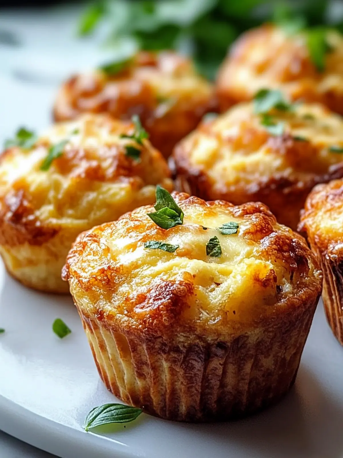 Crispy Golden Cheese & Turkey Breakfast Muffins for Joyful Mornings 2 CRISPY GOLDEN CHEESE & TURKEY BREAKFAST MUFFINS WITH A DELICIOUS DRESSING