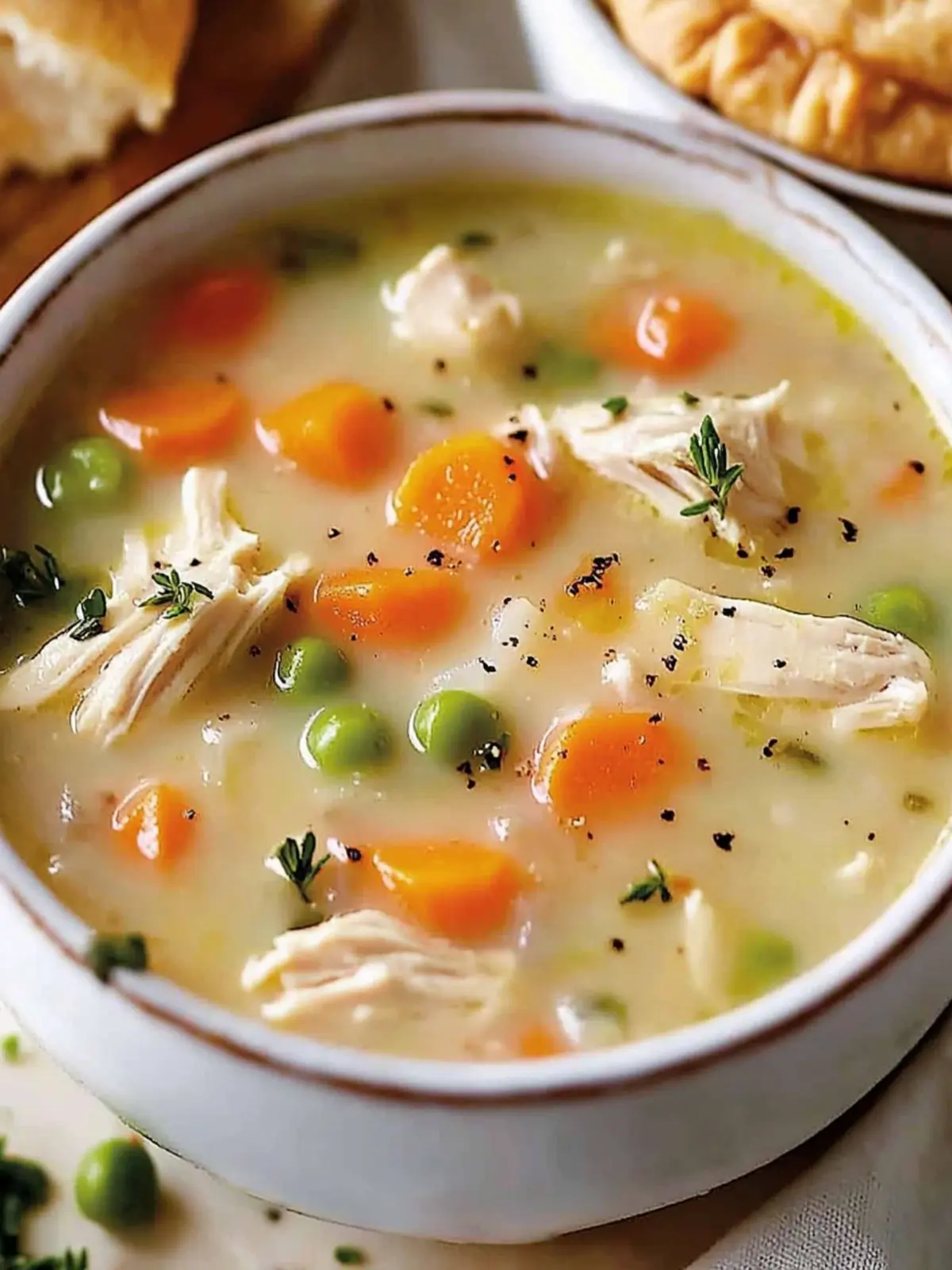 Hearty Chicken Pot Pie Soup Your New Comfort Food Favorite 2 Chicken Pot Pie Soup