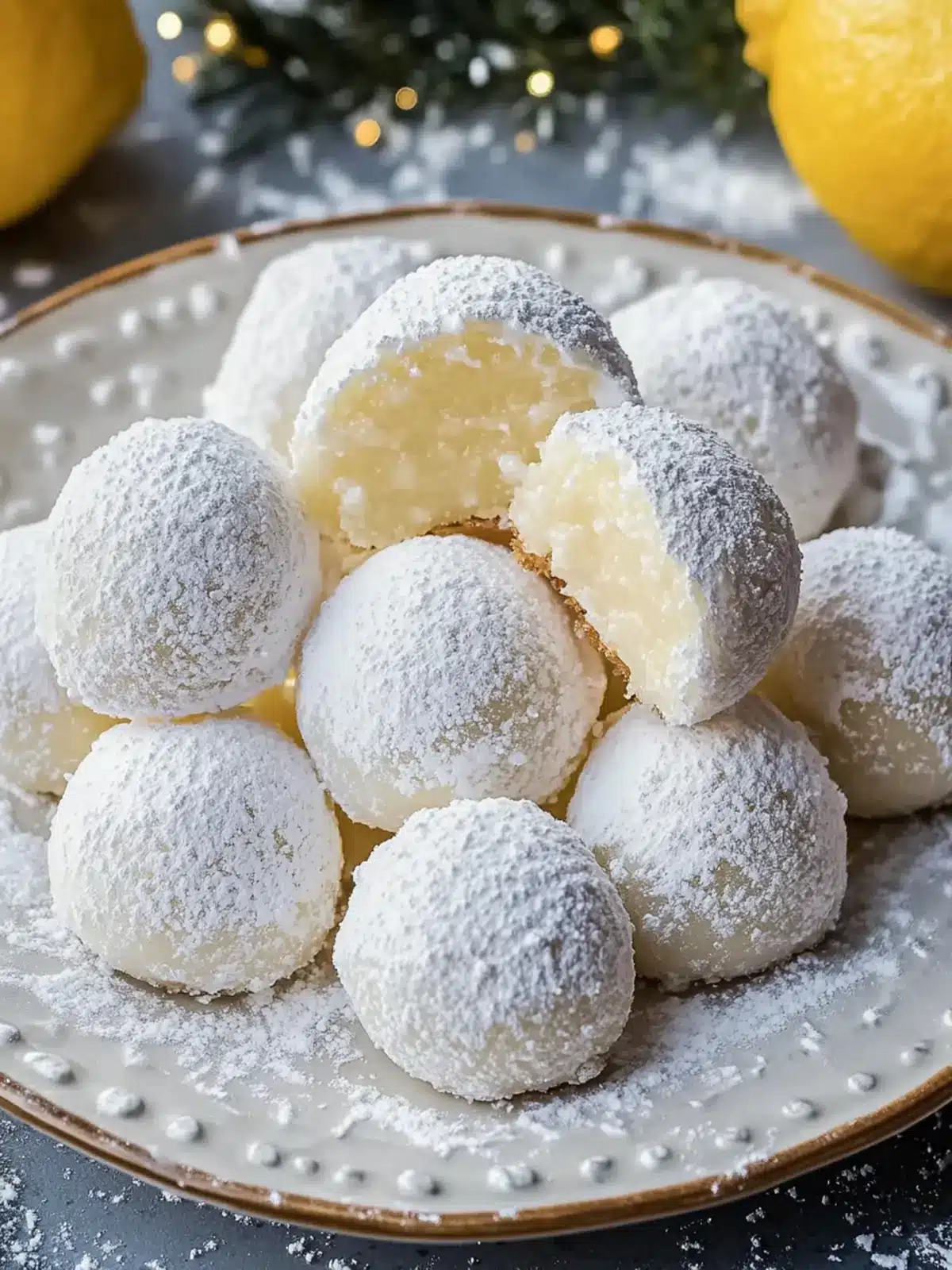 Zesty Lemon Cream Snowball Cookies You Can t Resist 4 Zesty Lemon Cream Snowball Cookies