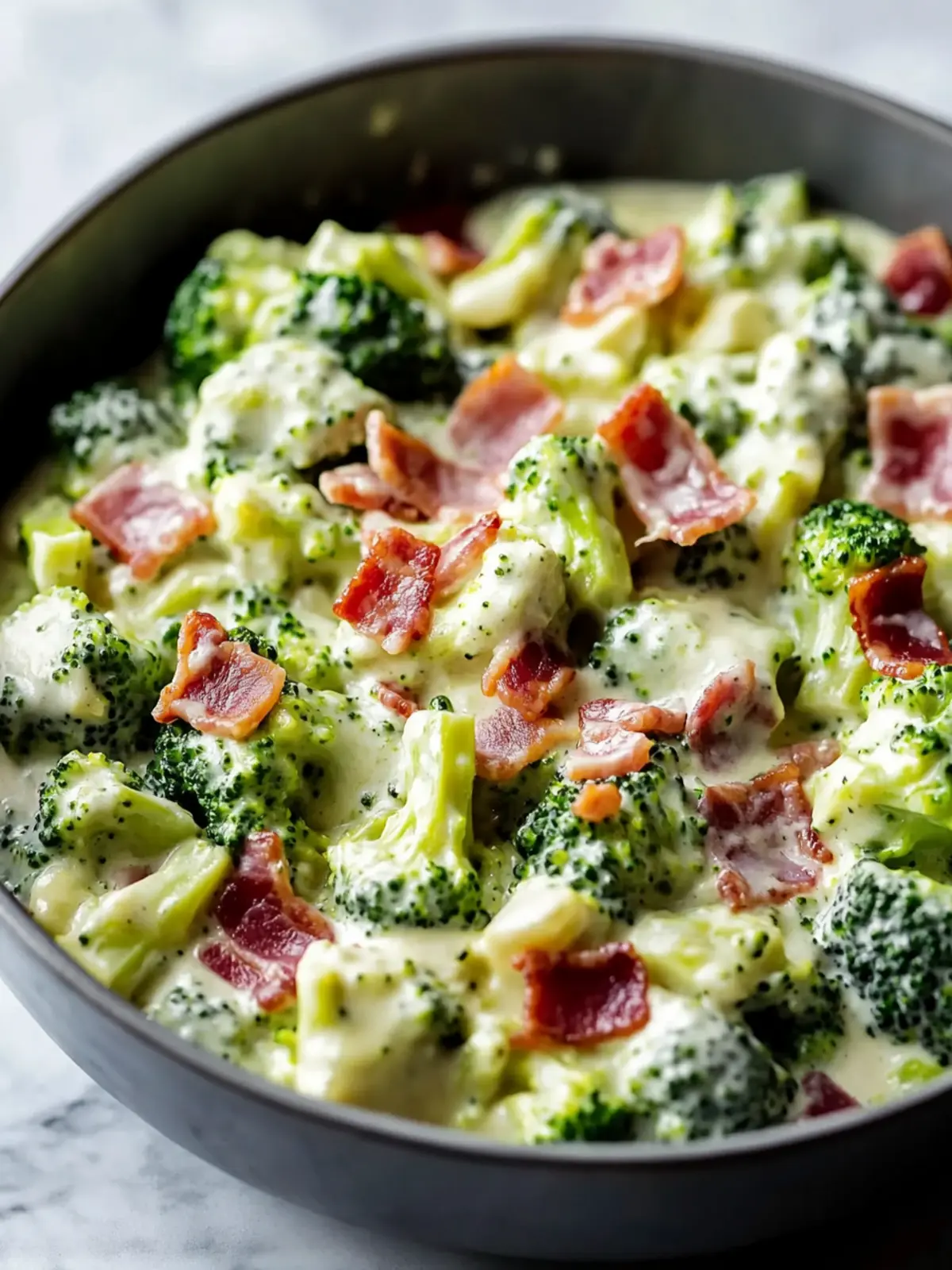 Creamy Broccoli & Bacon Bliss: The Ultimate Comfort Dish 3 Creamy Broccoli & BacoN
