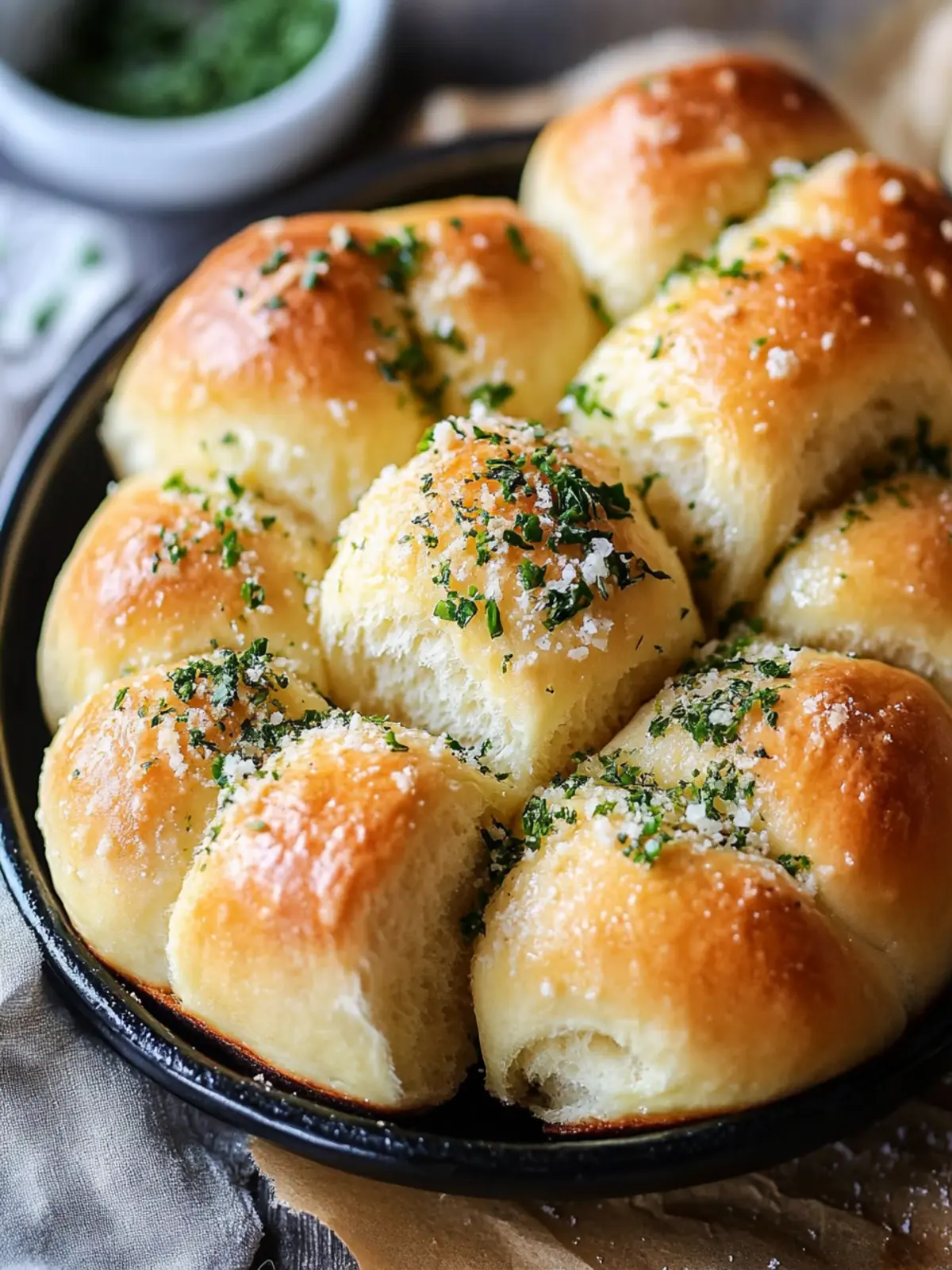 Garlic Parmesan Pull-Apart Rolls