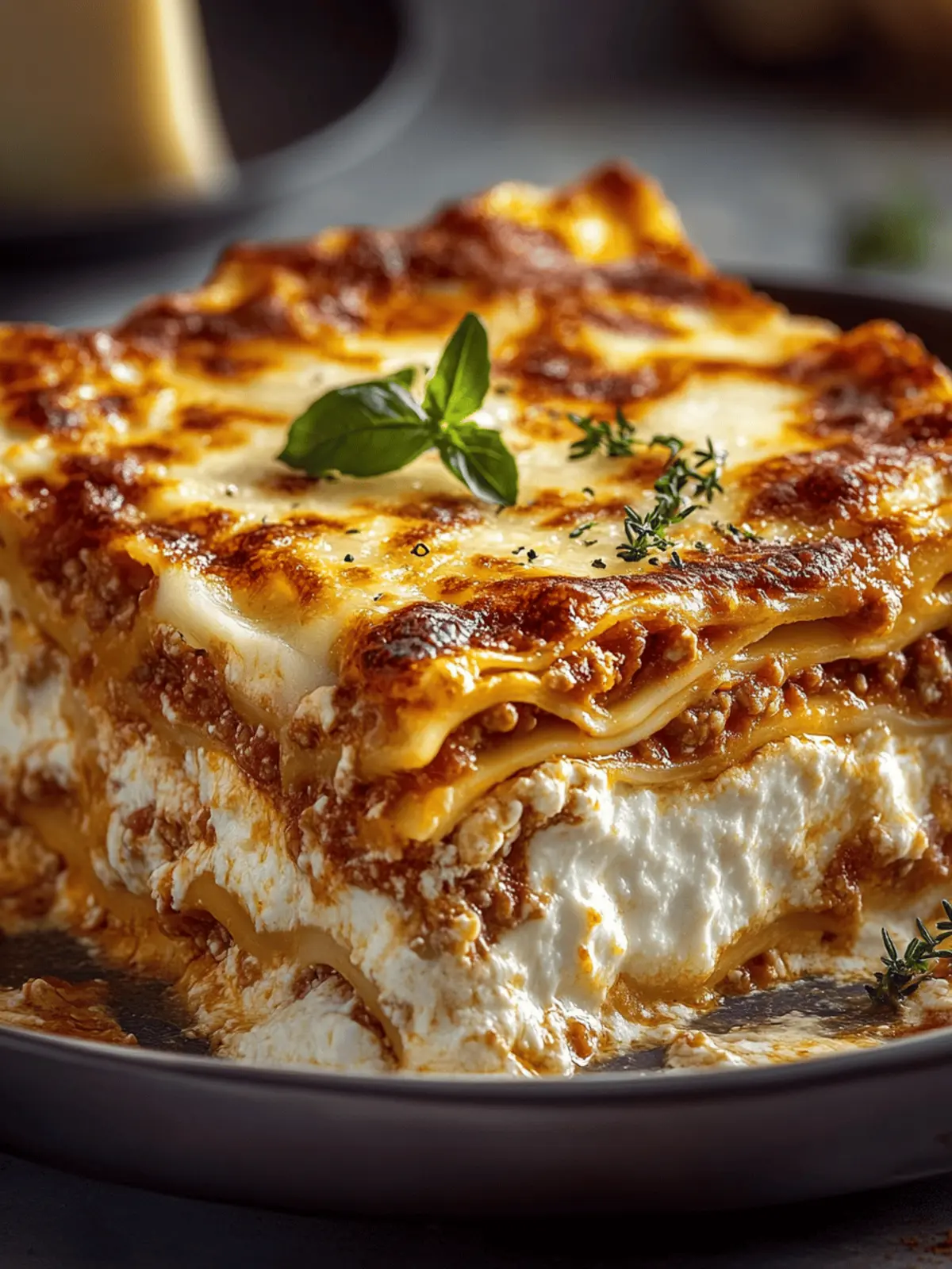 Lasagna with Cottage Cheese