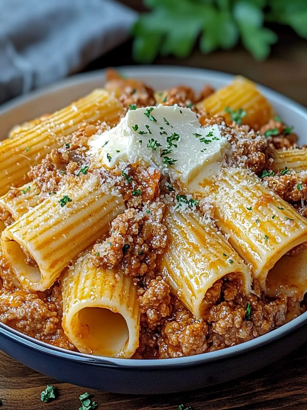 Decadent Garlic Butter Bolognese Rigatoni Everyone Loves 3 Garlic Butter Bolognese Rigatoni