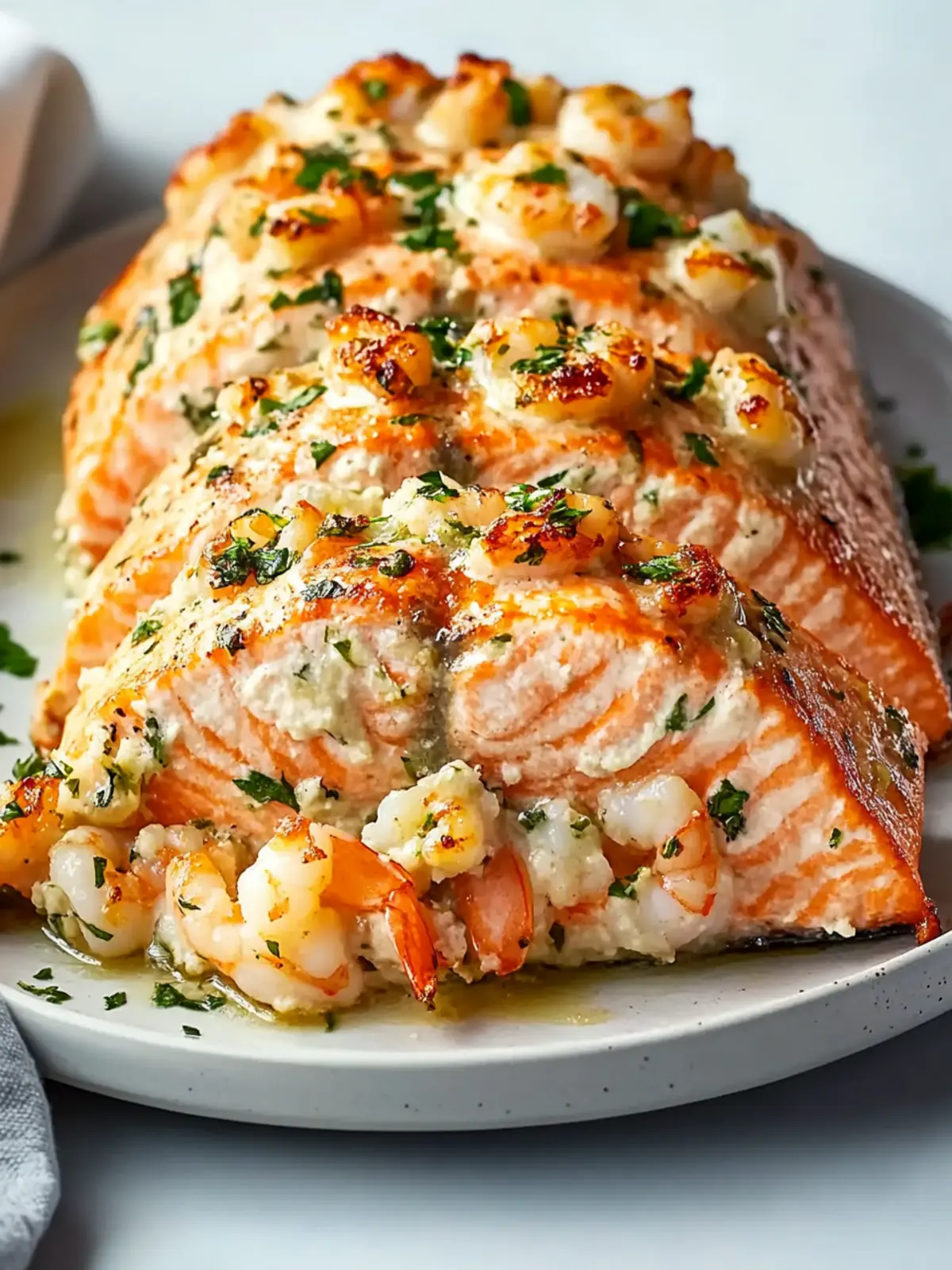 Delicious Shrimp Stuffed Salmon: Elevate Your Dinner Game 3 Shrimp Stuffed Salmon