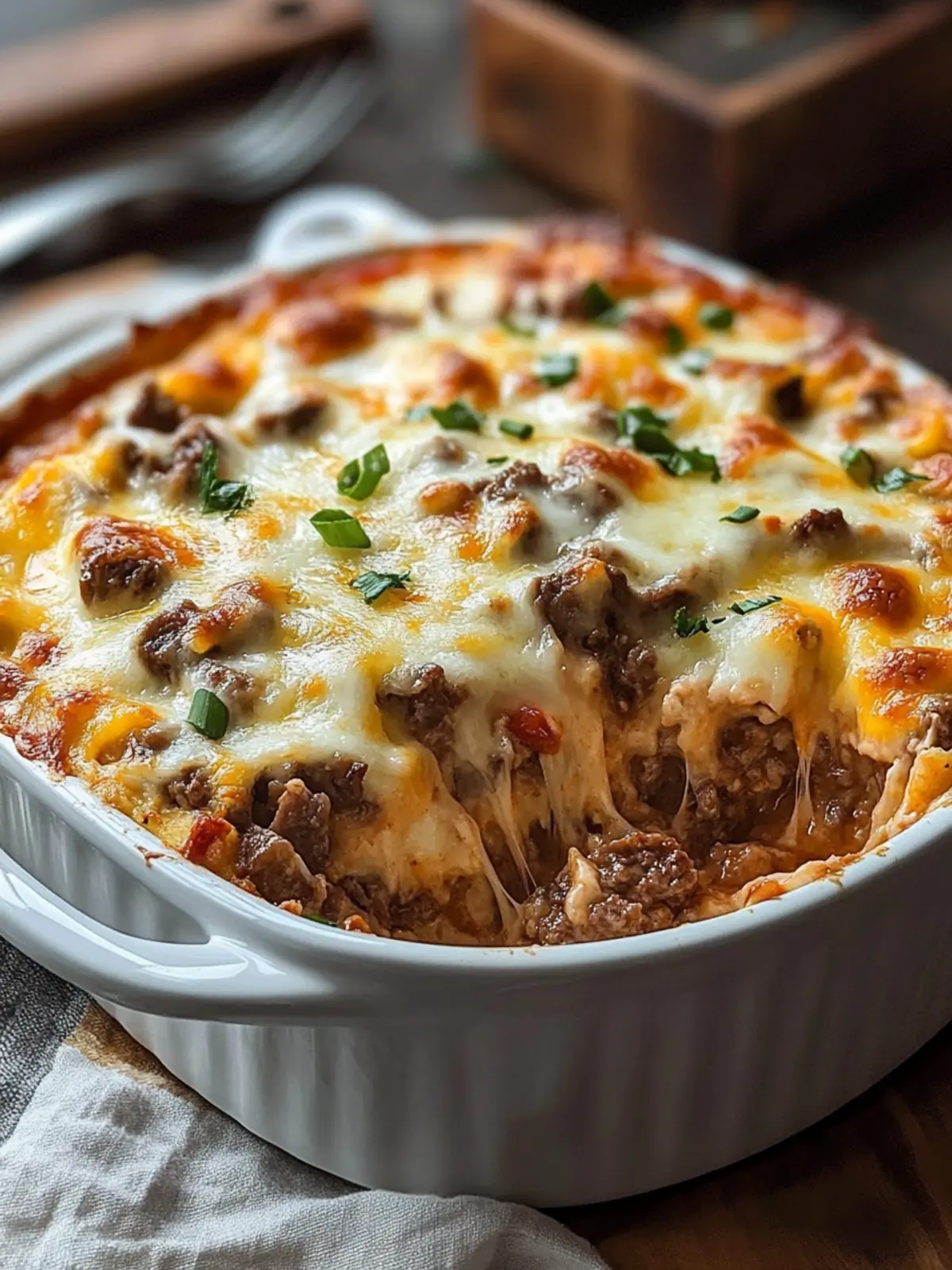 Philly Cheese Steak Casserole