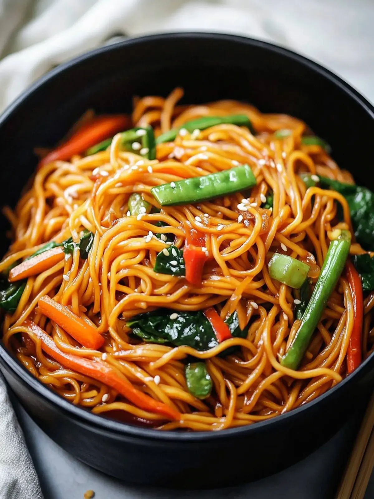 15-Minute Vegan Veggie Lo Mein: Quick, Wholesome Flavor Fix