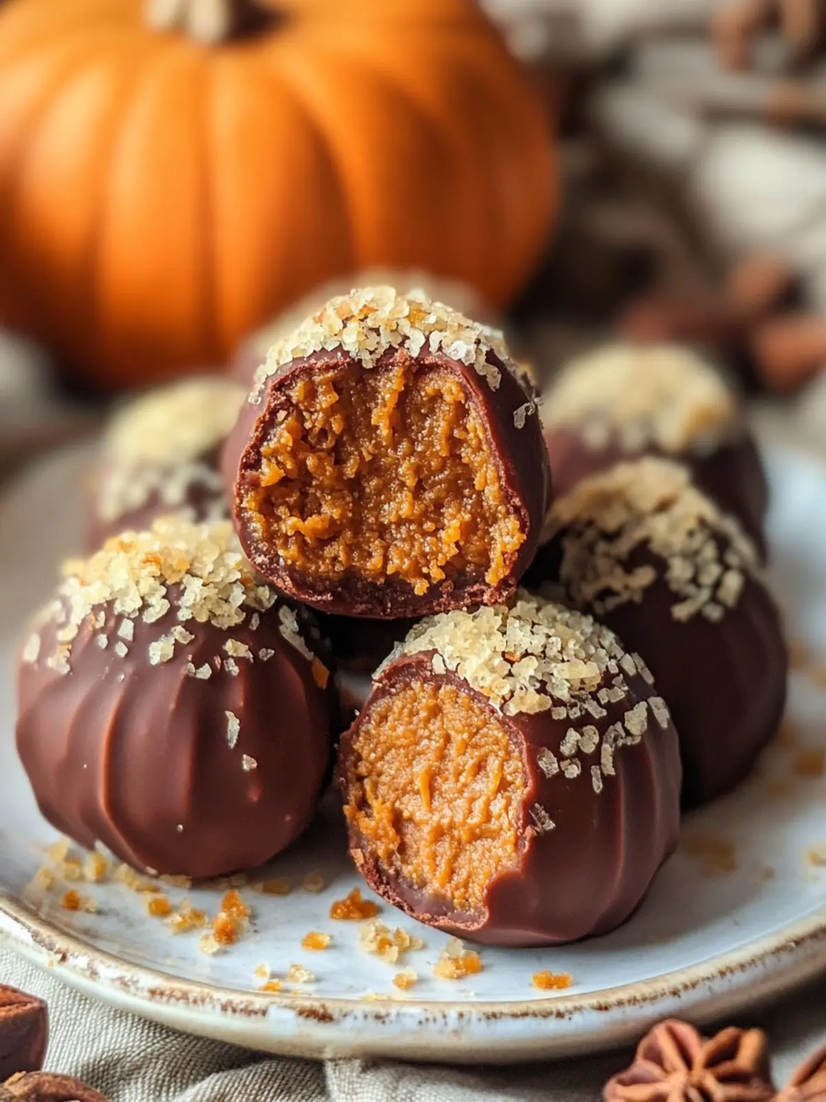 Indulge in No-Bake Pumpkin Spice Vegan Truffles Today 2 No-Bake Pumpkin Spice Vegan Truffles