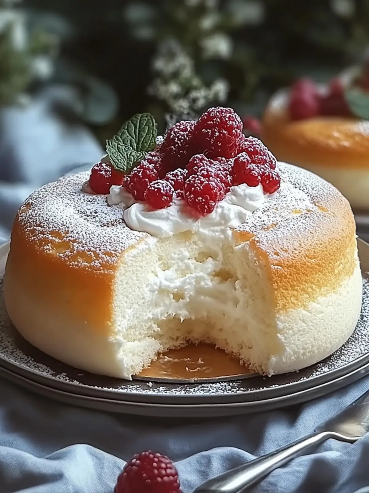 Fluffy Cloud Cake with Yogurt for a Delightful Treat