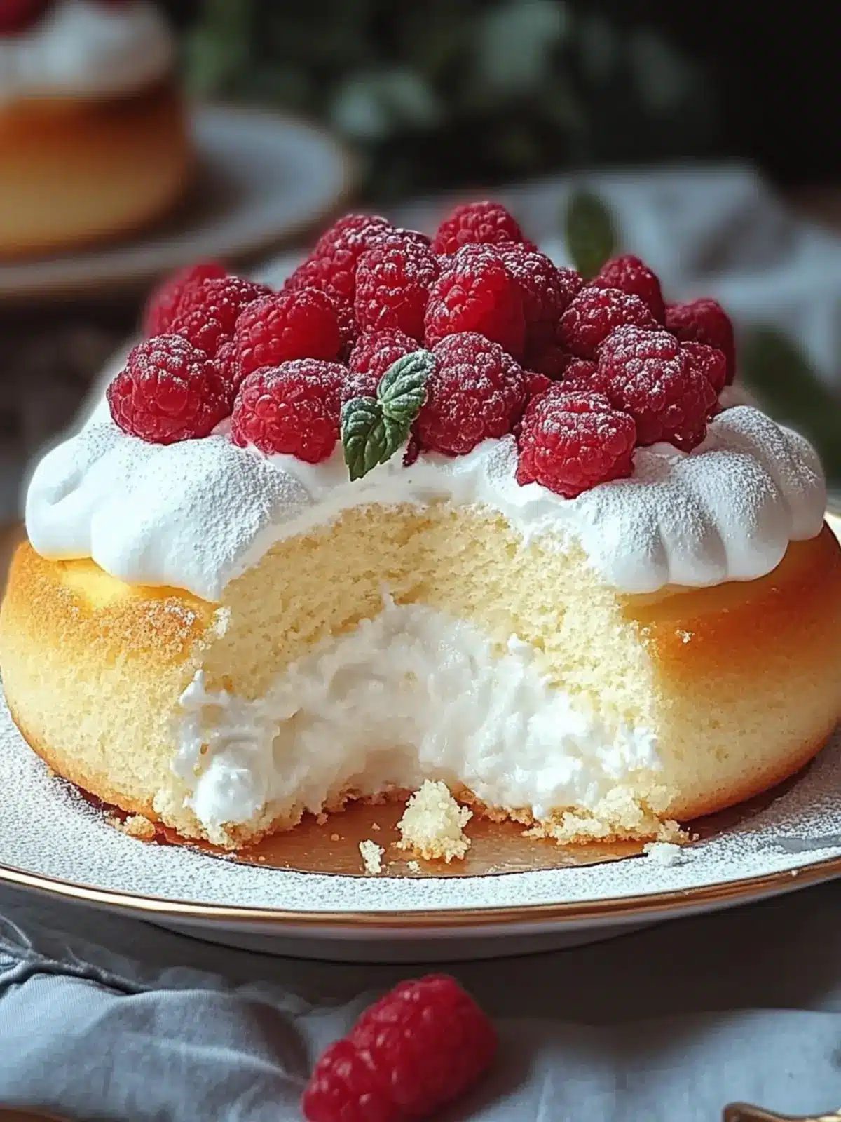 Cloud Cake with Yogurt
