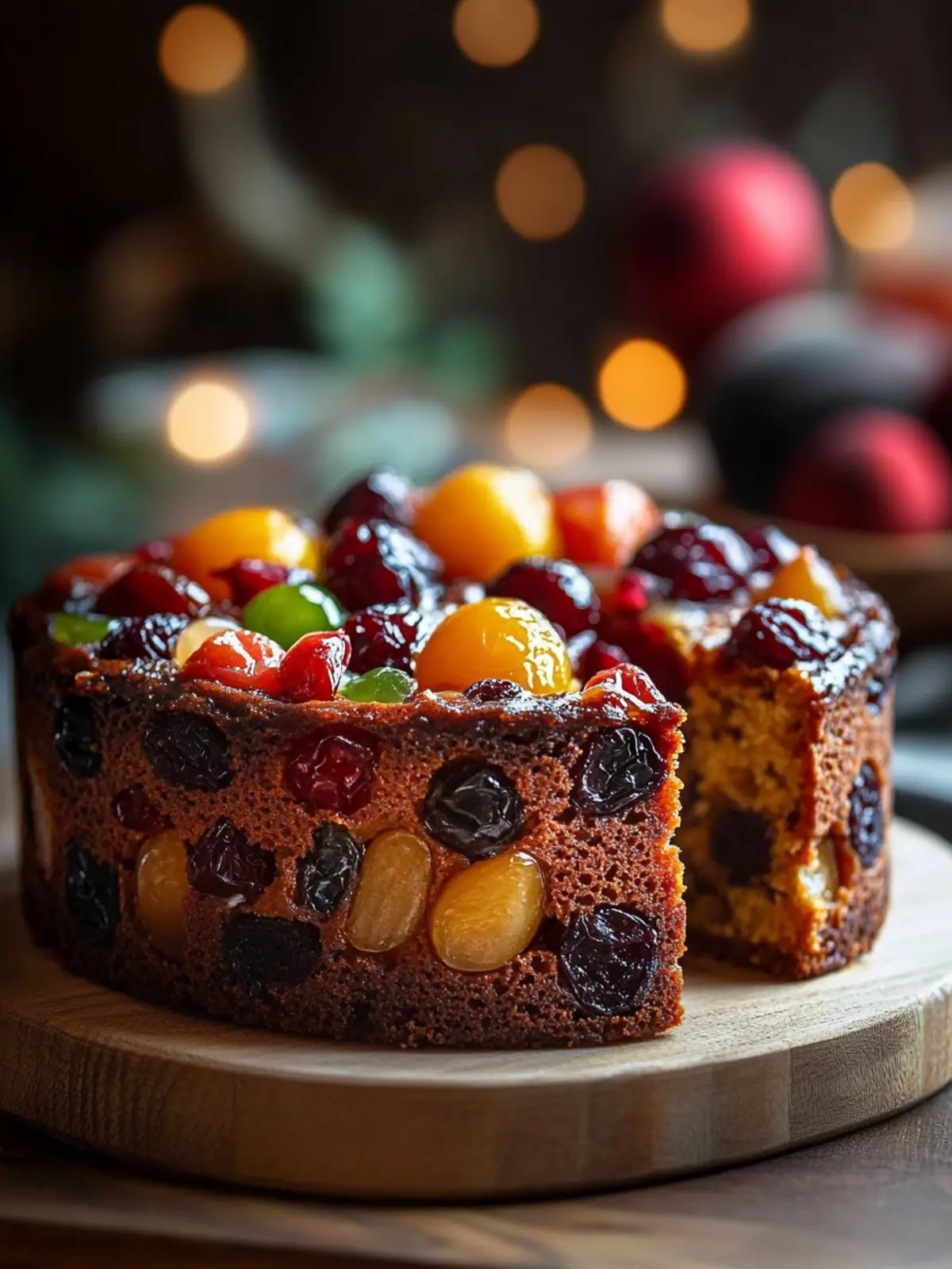 Boiled Christmas Fruit Cake